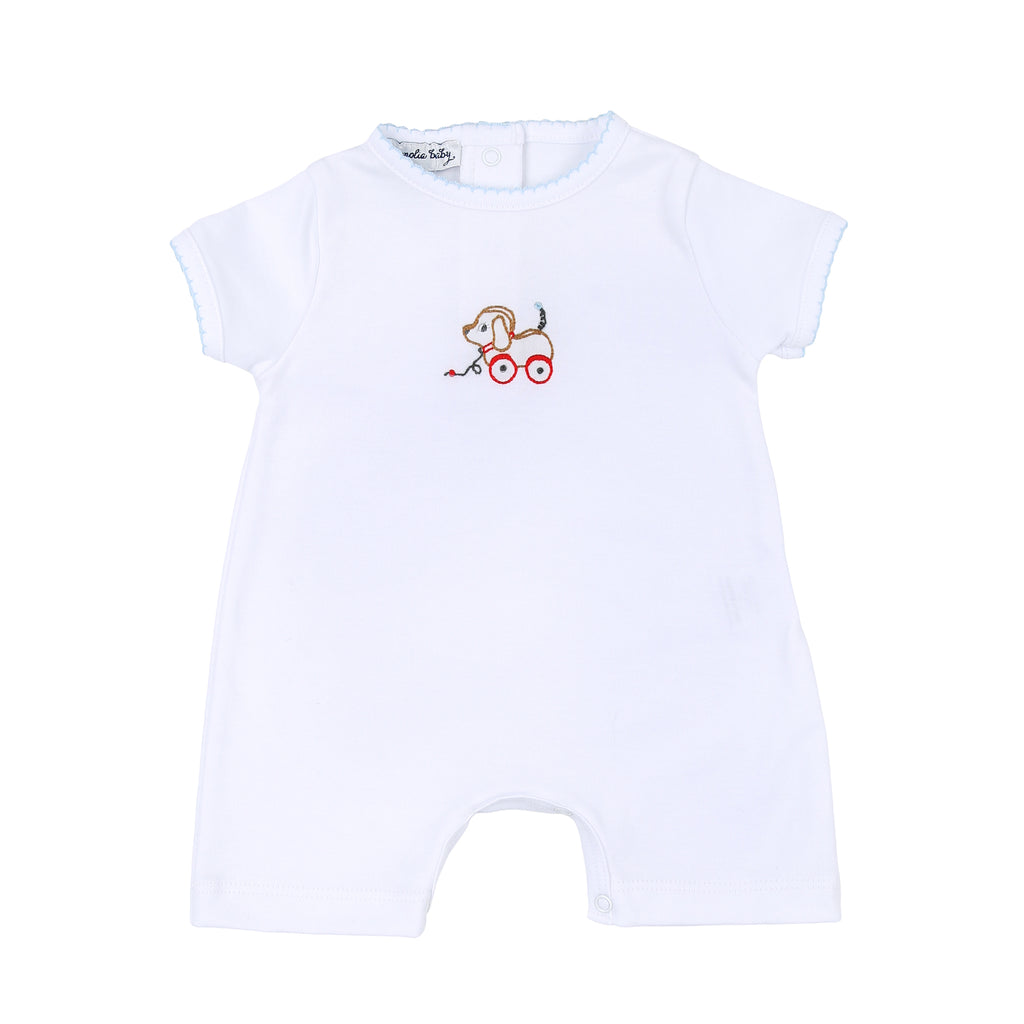 Magnolia Baby Vintage Pulltoy Embroidered Playsuit