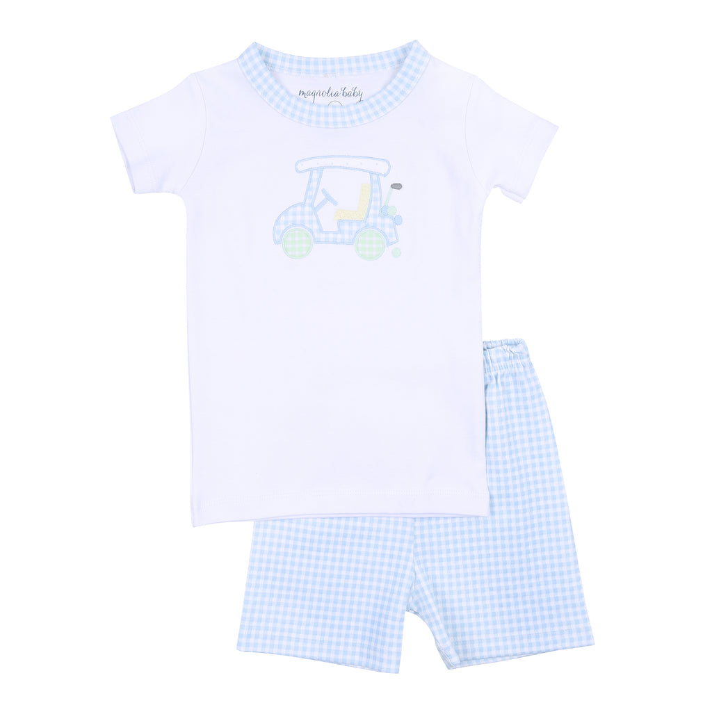 Magnolia Baby Little Caddie Applique Short Pajamas