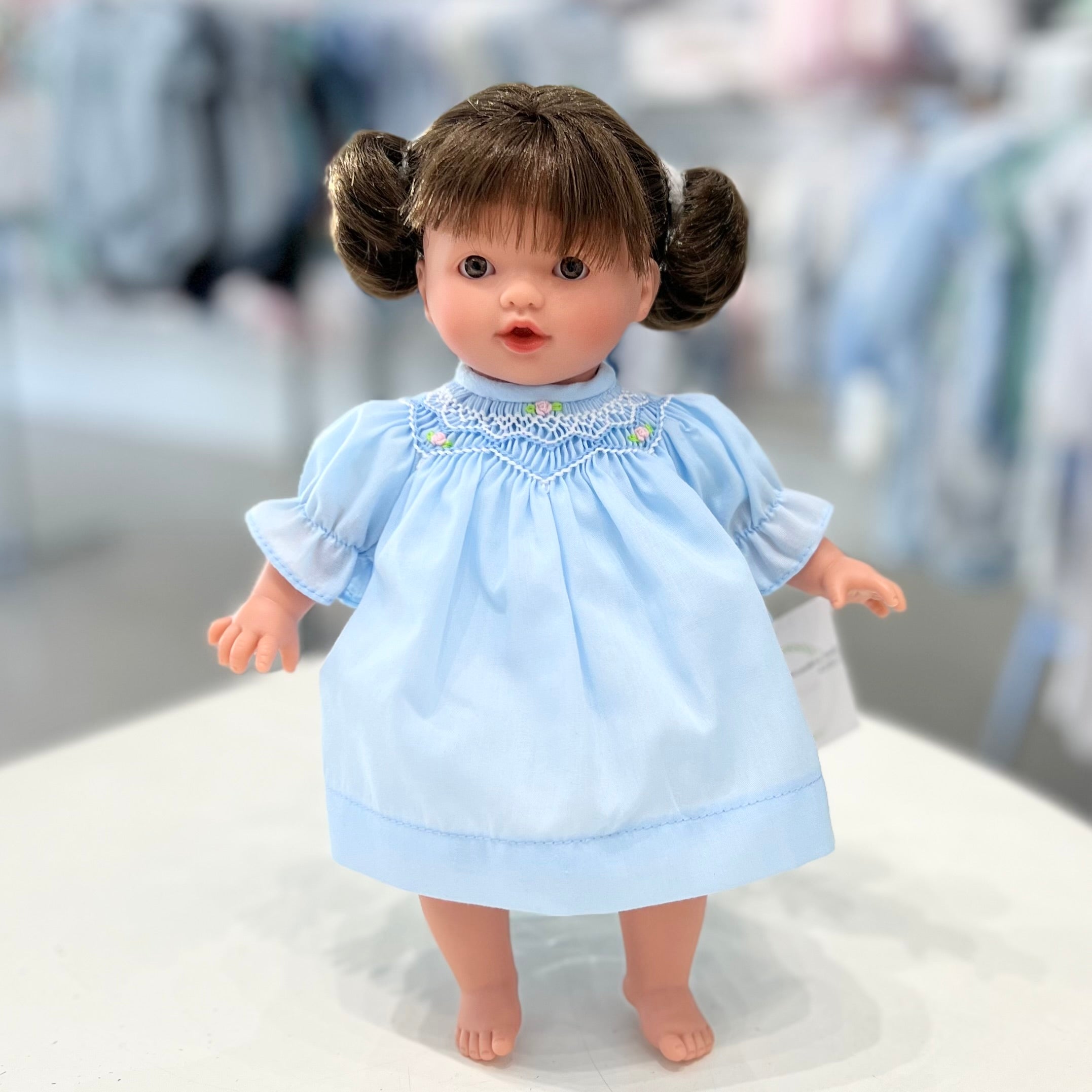 Rosalina Bella Brunette Doll with Blue Roselle Bishop