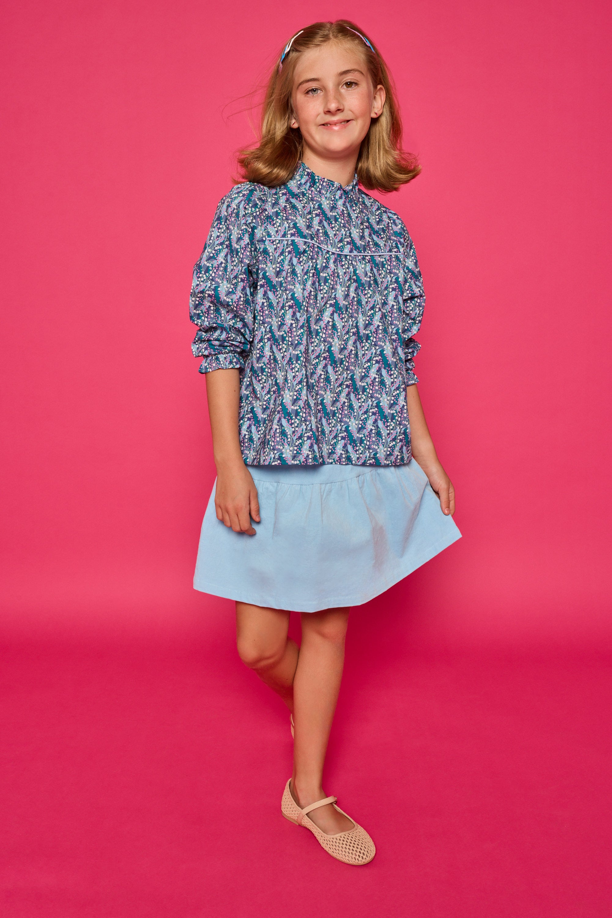 Bisby Sally Skort, Light Blue