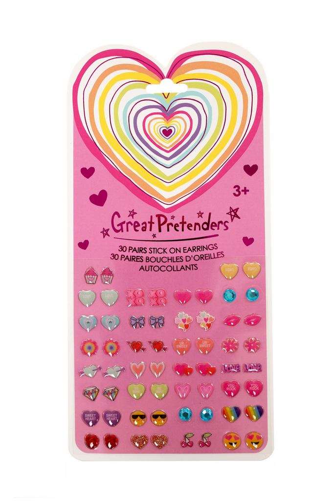Creative Education Heart Sticker Earrings