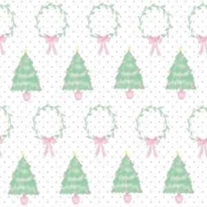 PRESALE - Lullaby Set Mother May I Dress, Oh Christmas Tree on Pensacola Pink