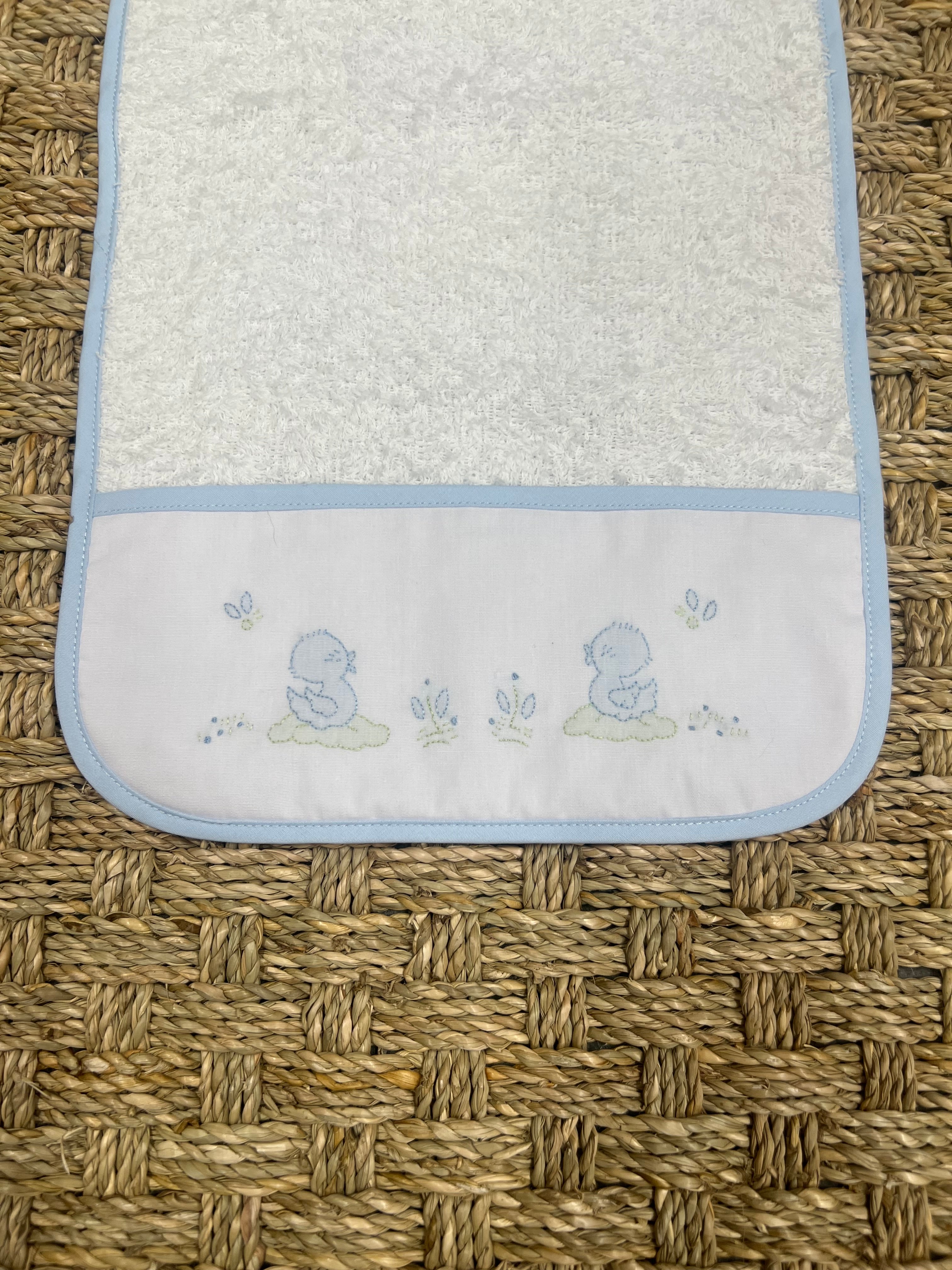 Auraluz Swimming Duck Terry Cloth Burp Cloth