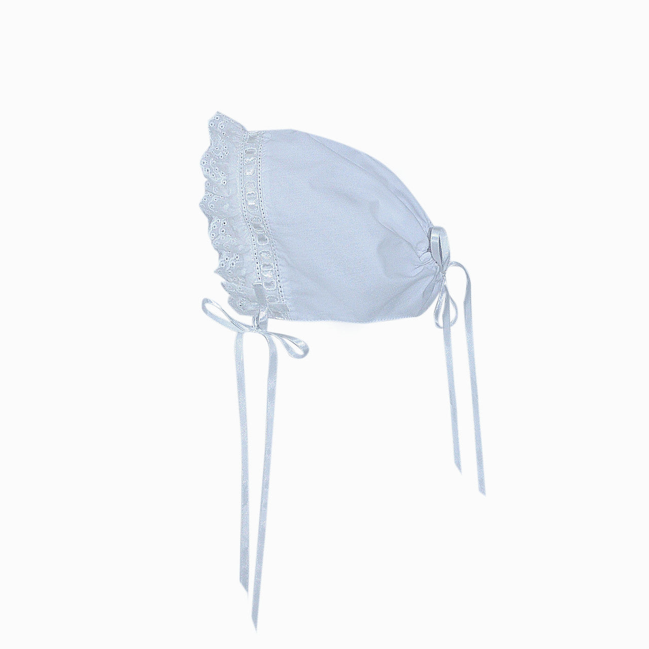 Baby Sen White Finn Daygown, Eyelet Lace