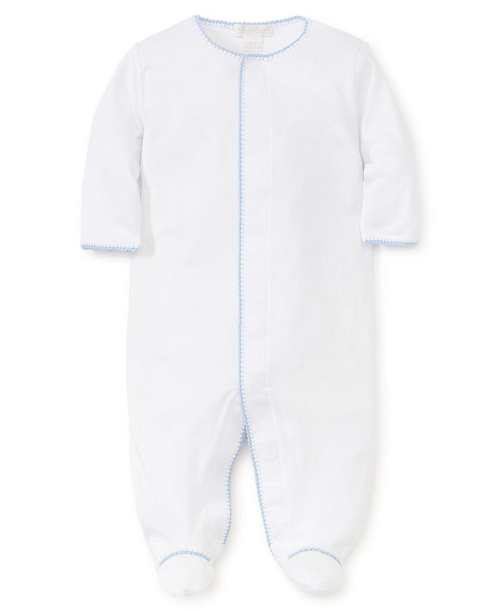 Kissy Kissy New Premier Basics Footie - White, Pink, Blue - shopnurseryrhymes