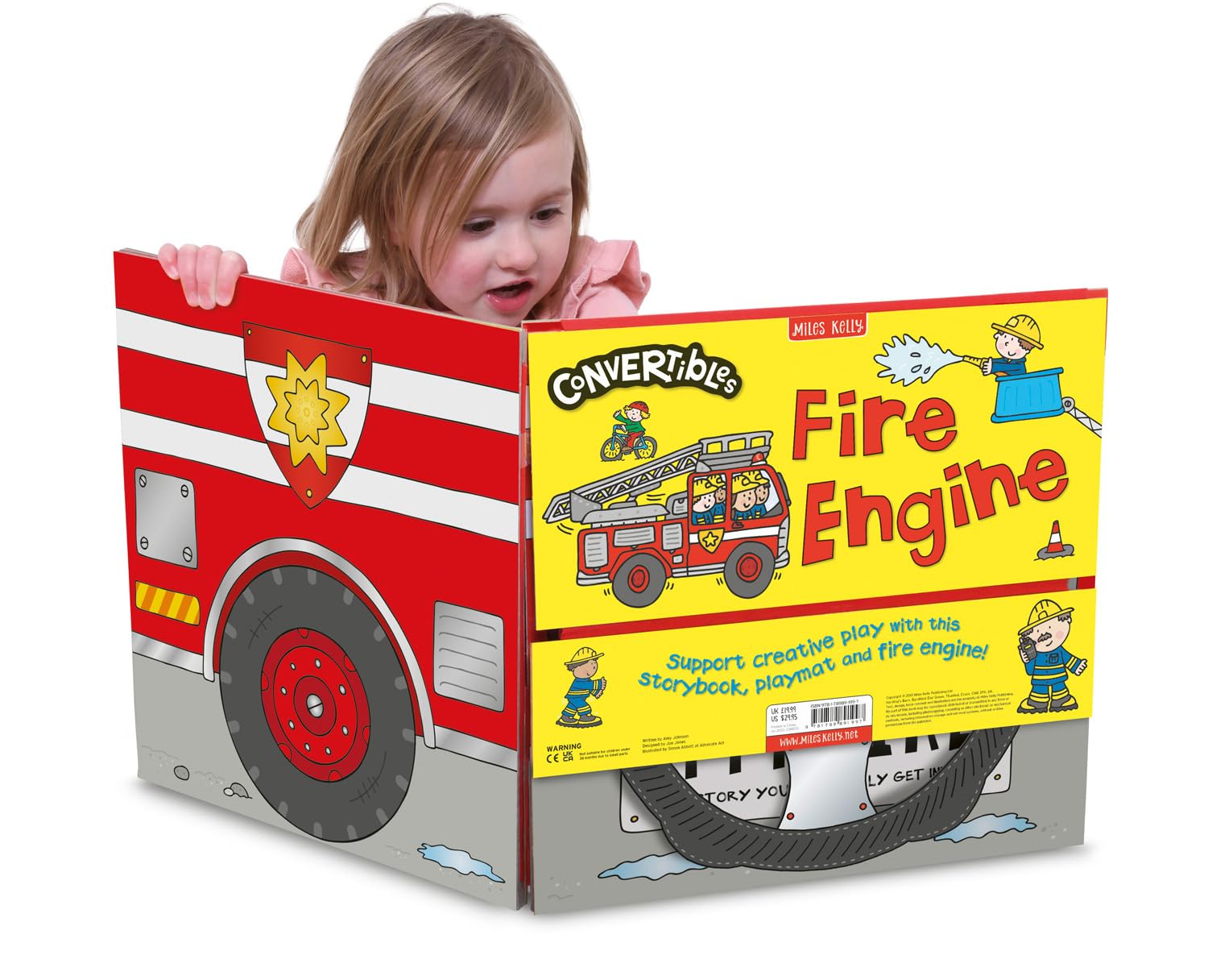 HarperCollins Convertible Fire Engine