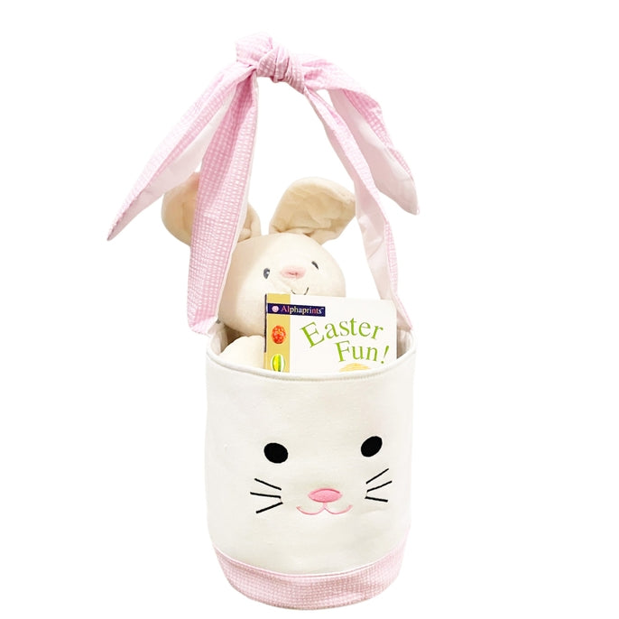 Bits & Bows Bunny Basket, Pink