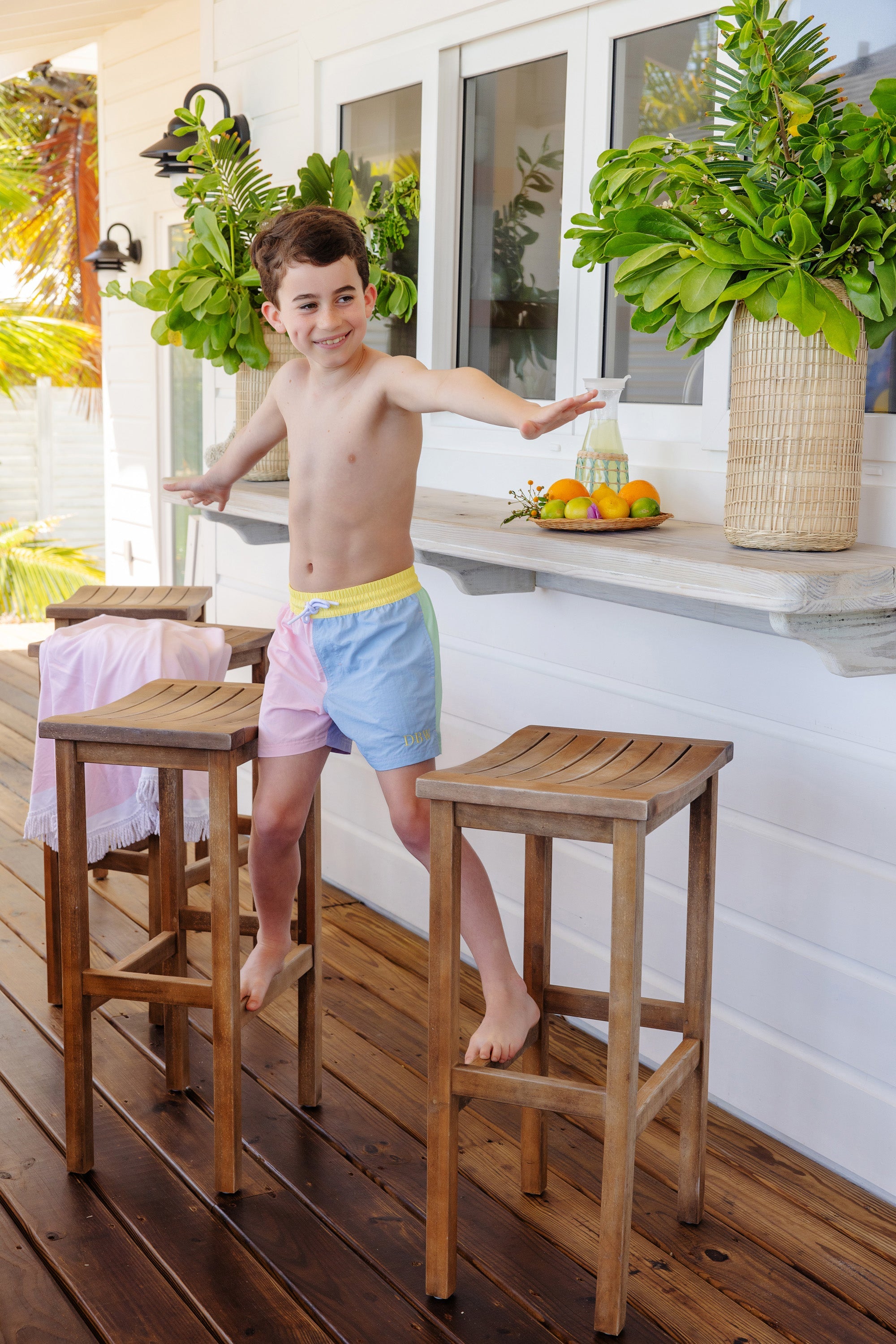 Beaufort Bonnet Country Club Colorblock Trunk, Pastel Perfection