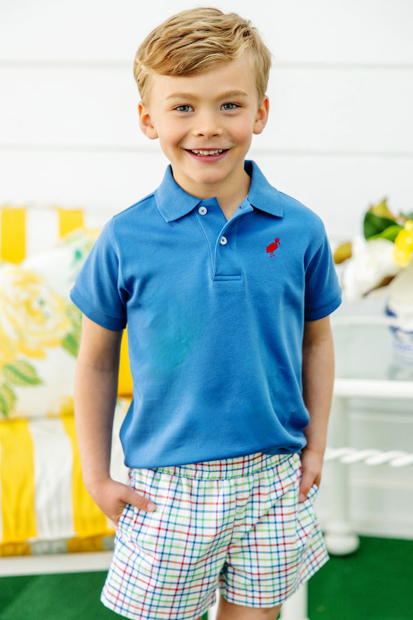 Beaufort Bonnet Prim & Proper Polo, Wood Boat Blue