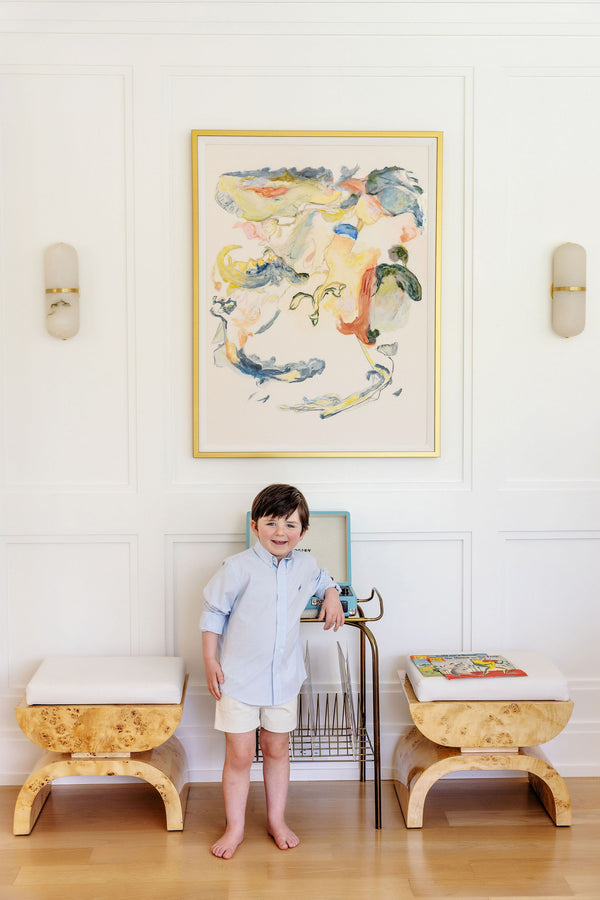 Beaufort Bonnet Deans List Dress Shirt, Barrington Blue Mini Windowpane