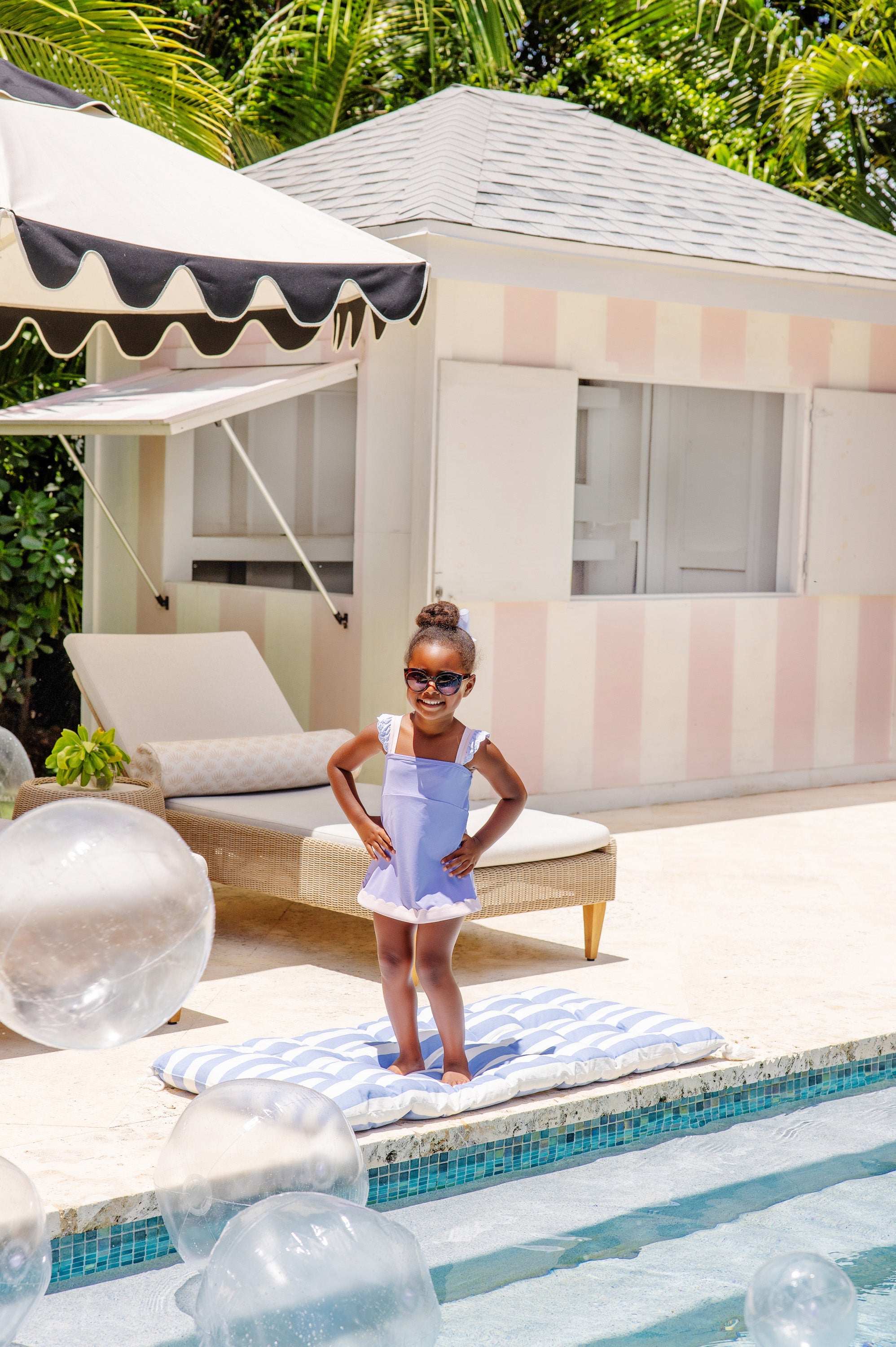 Beaufort Bonnet Sanctuary Scallop Swimsuit, Lauderdale Lavender