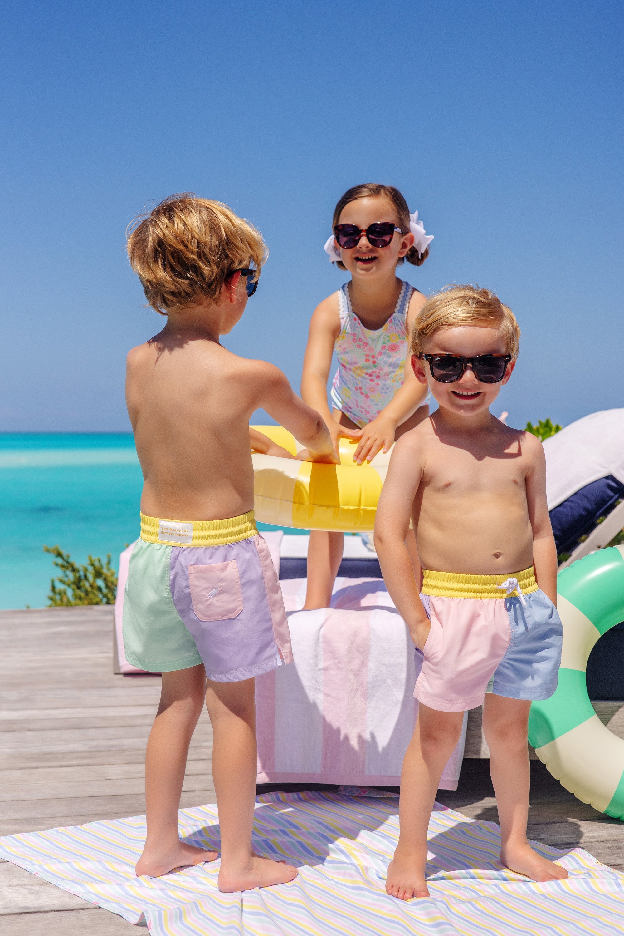 Beaufort Bonnet Country Club Colorblock Trunk, Pastel Perfection