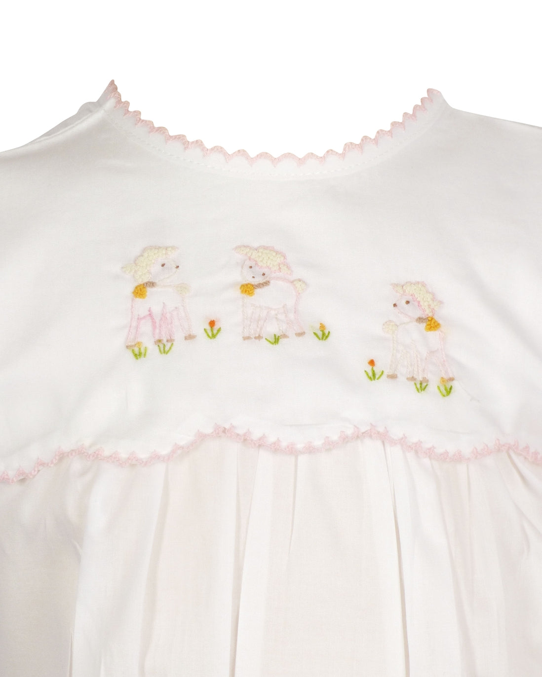 Yellow Lamb Lambikins Woven Bubble