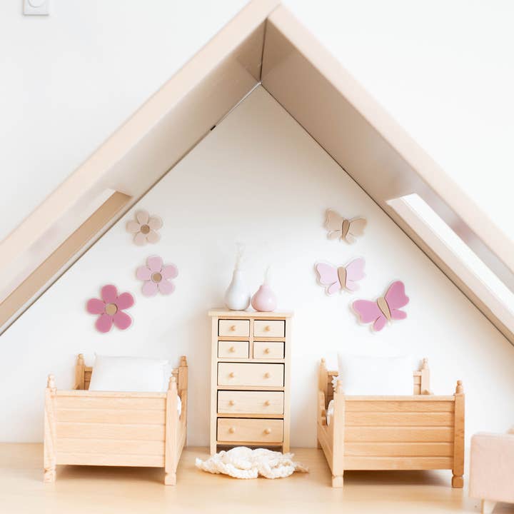 Macy Mae Dollhouse Edin Convertible Twin Bunk Beds