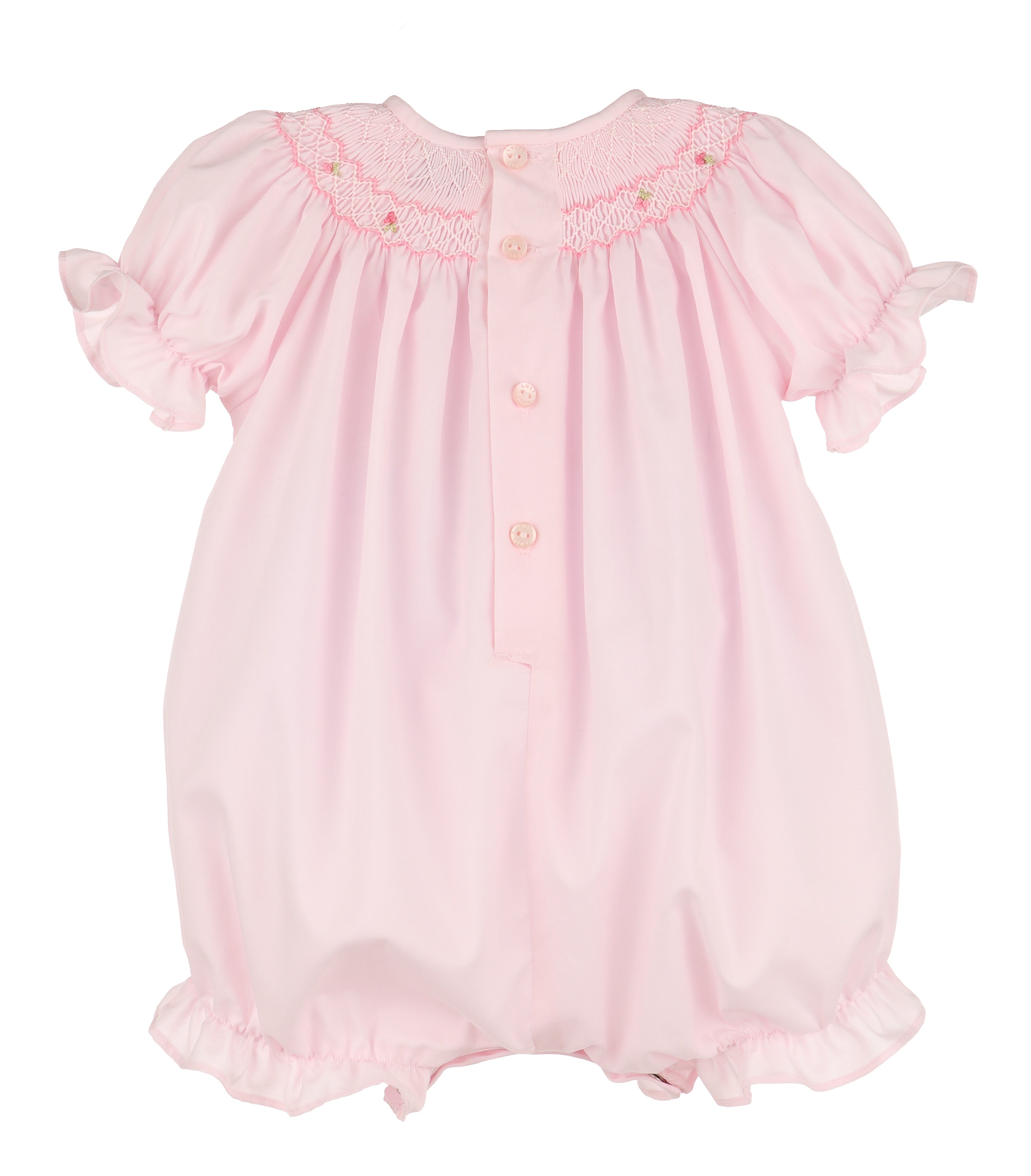 Pre-Sale* Magnolia Baby Just Ducky Classics Smocked Bubble - Pink