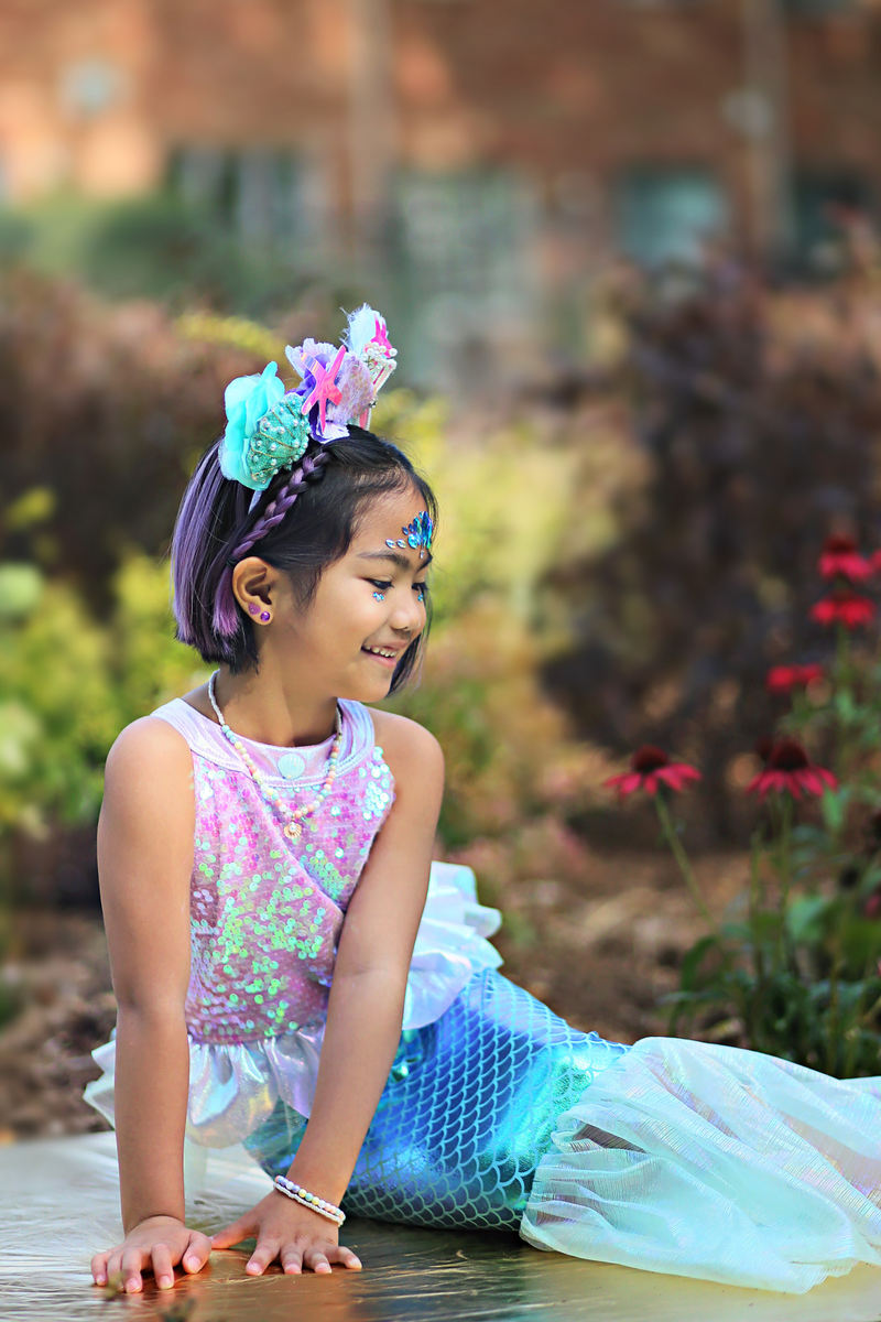 Creative Education Misty Mermaid Dress, Pink/Blue