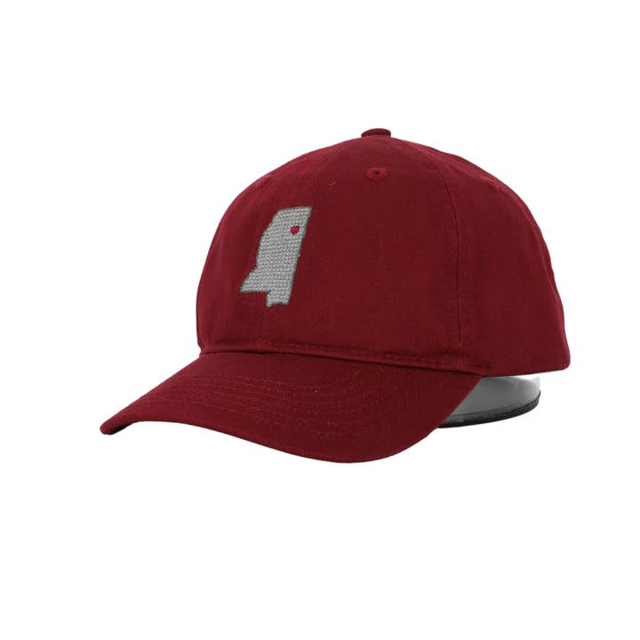 Little Kideauxs Mississippi Hat, Maroon