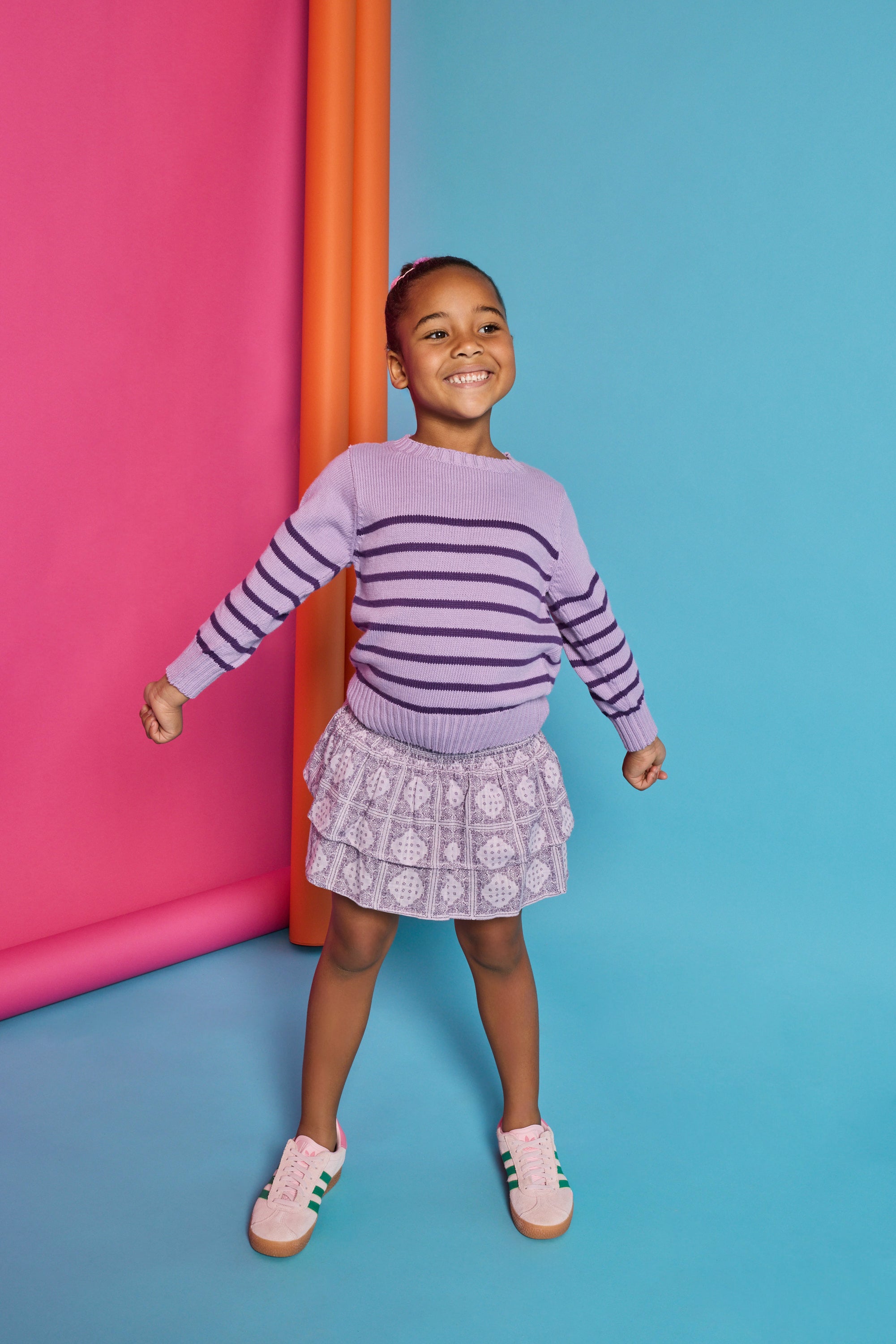 Bisby Cecilia Skort, Violet Patchwork