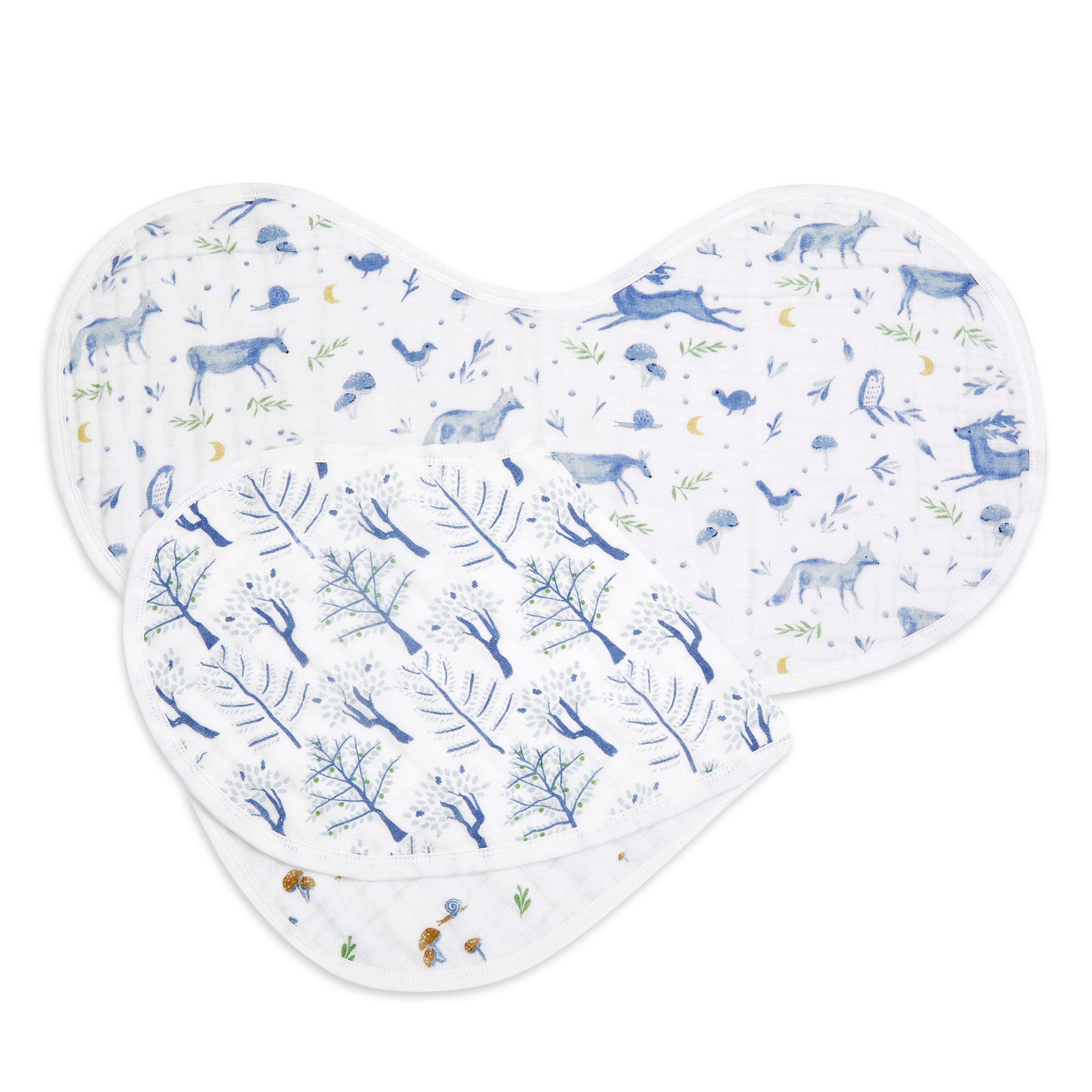 Aden & Anais Outdoors Organic Burpy Bibs