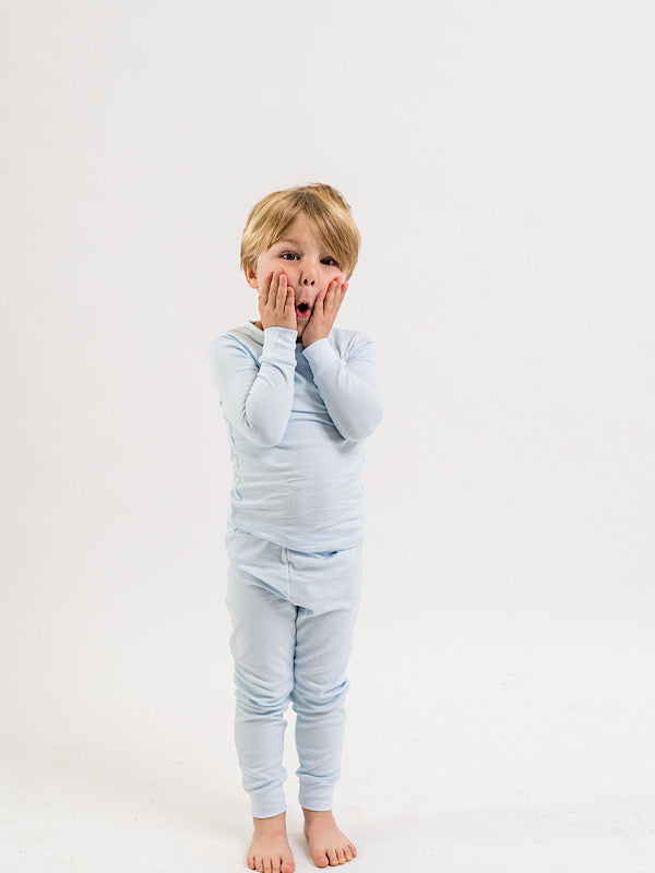 Milly Marie Boy's Blue Mini Stripe Loungewear Set