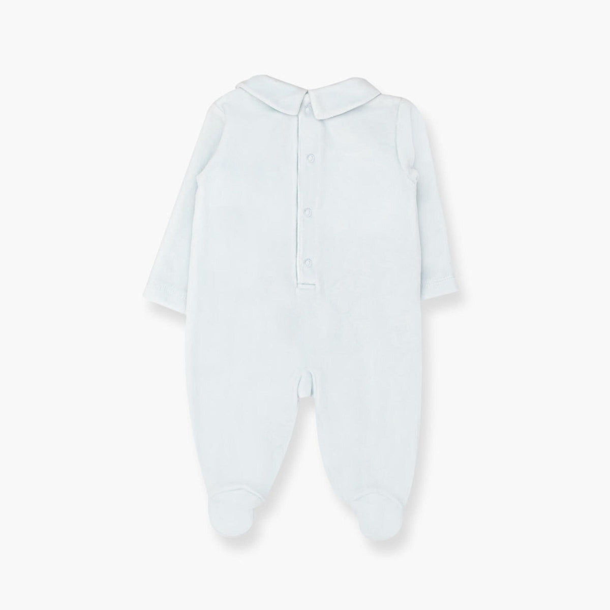 Tecomoabesos Hand Smocked Velvet Playsuit