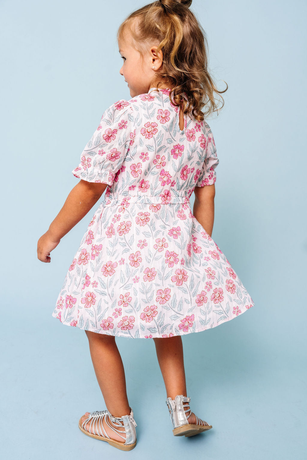 Alto Modas Woodblock Floral Chloe Dress