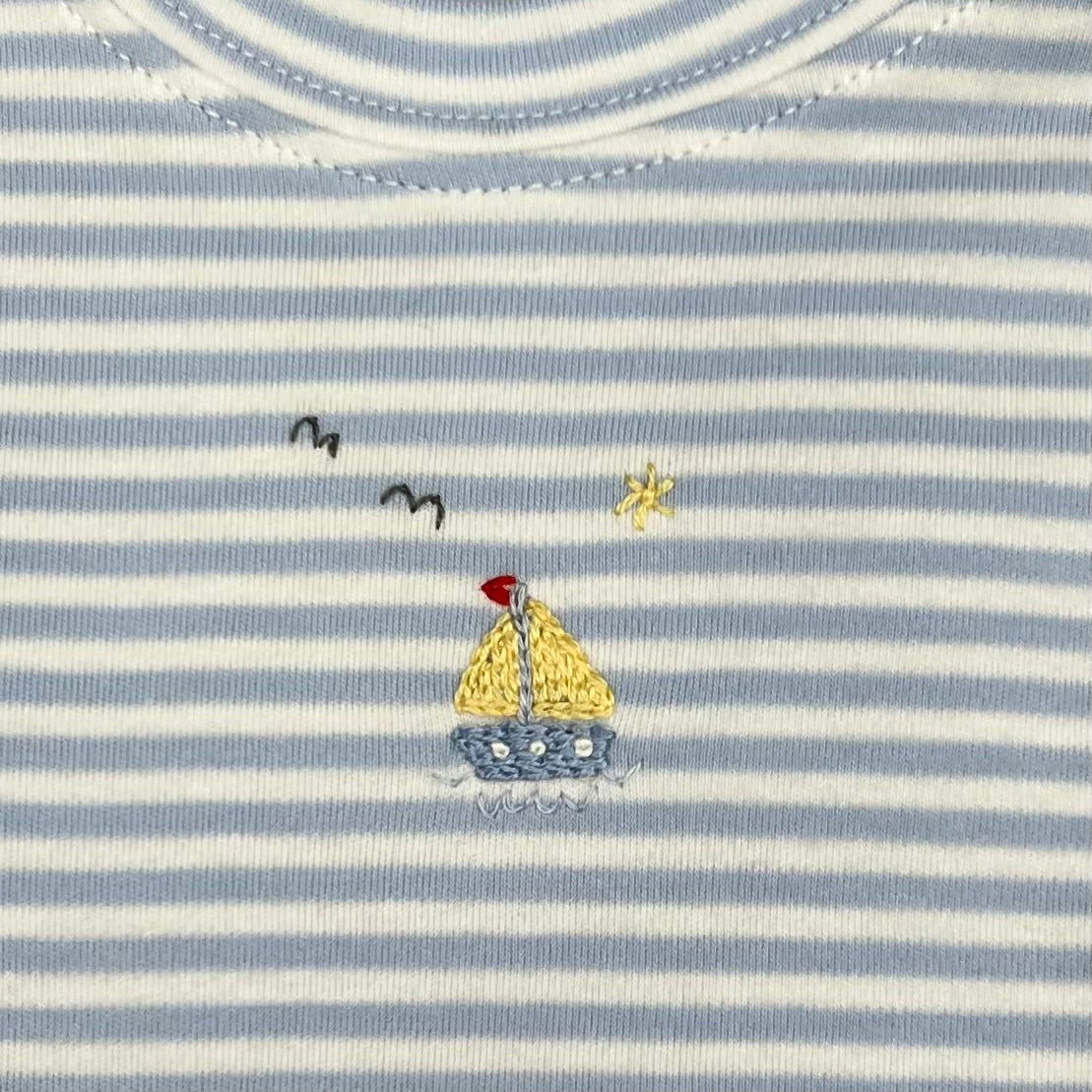 Squiggles Sailboat & Seagulls Pant Set