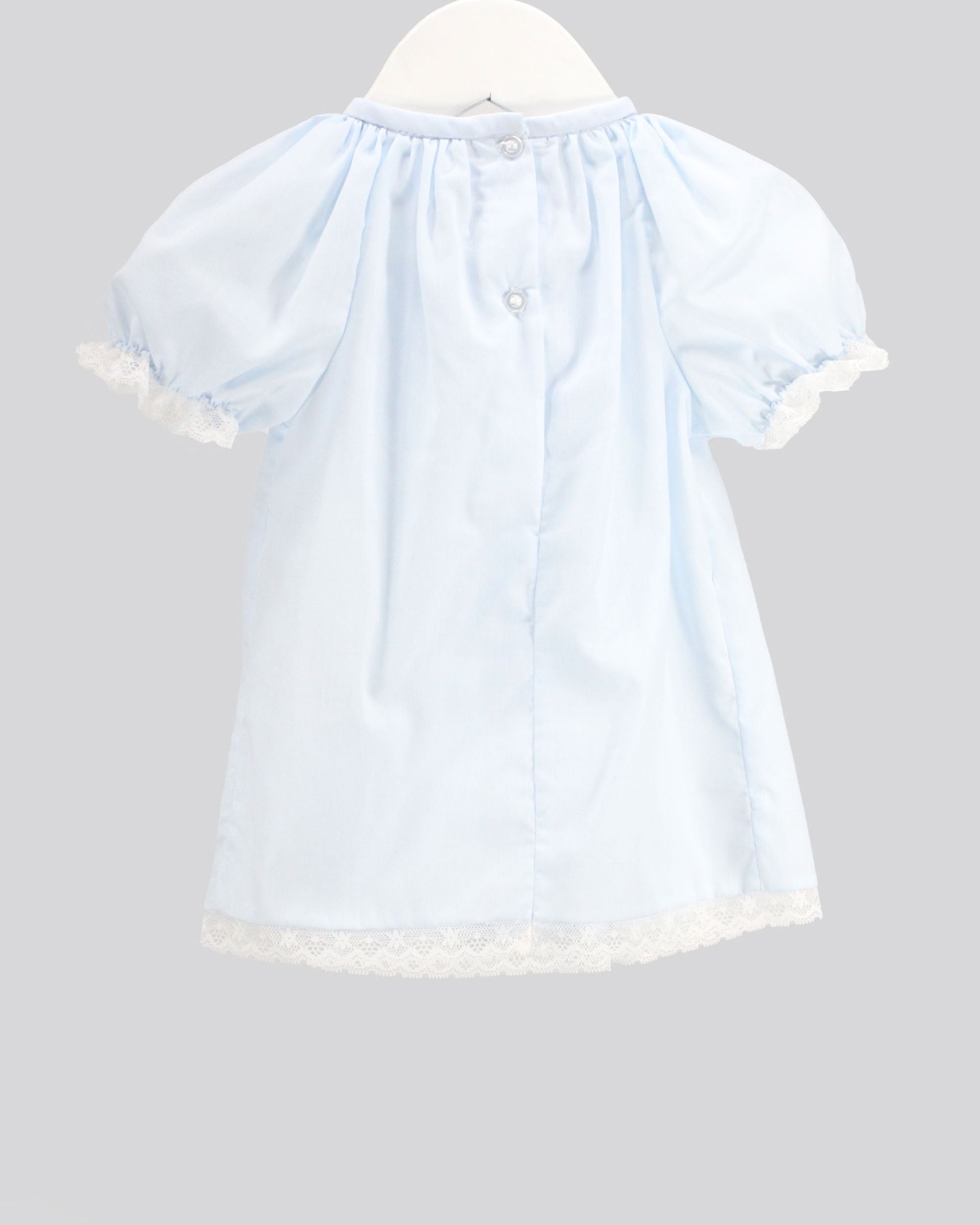 Baby Blessings Light Blue Smocked Charlotte Dress