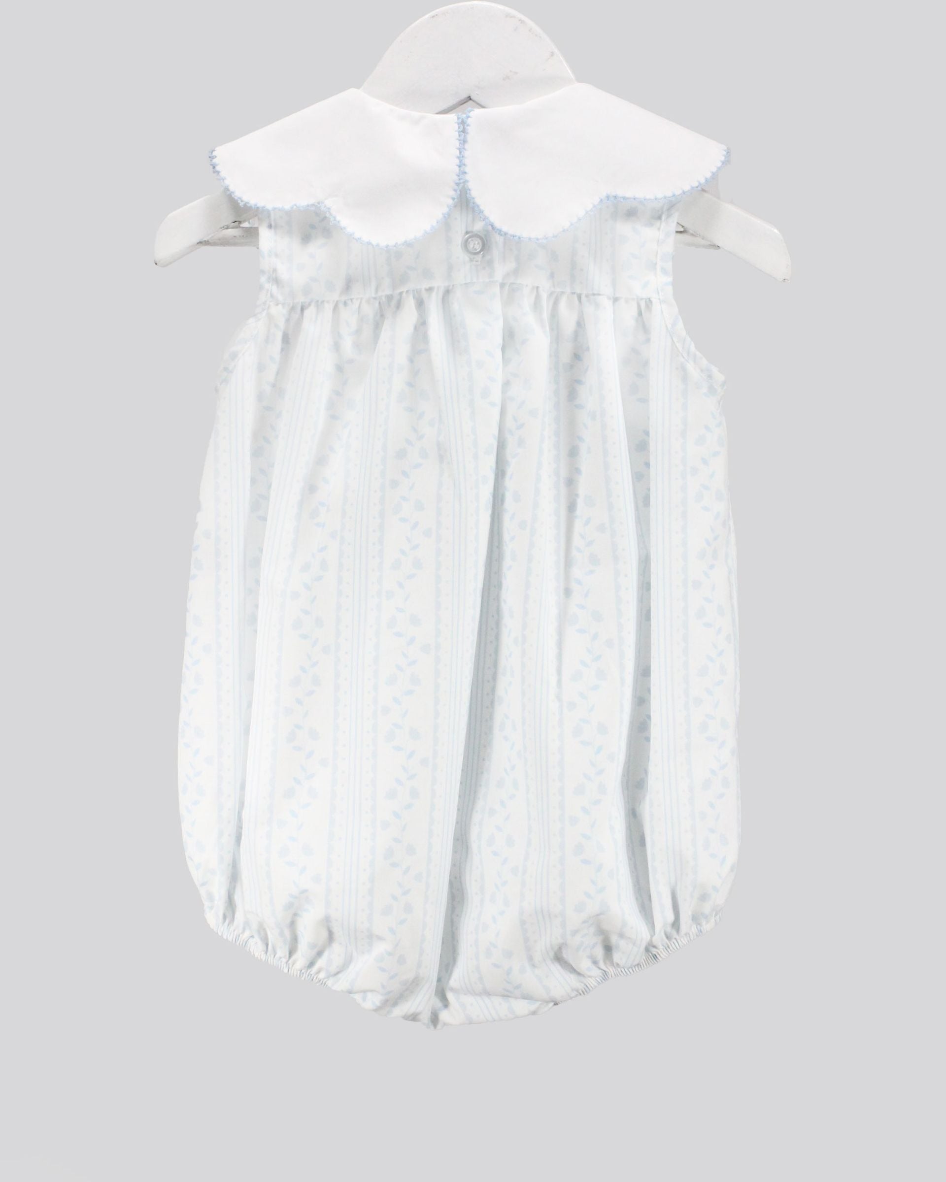 Baby Blessings Scalloped Blue Aria Bubble