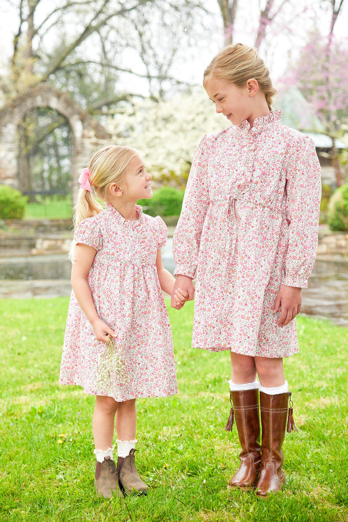 Little English Birdie Dress, Pemberley Floral