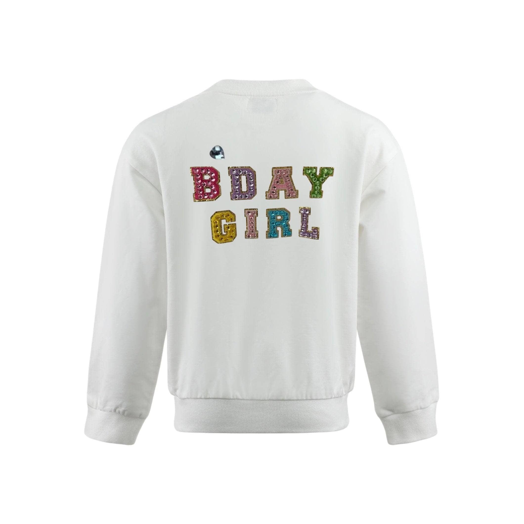 Lola & The Boys Birthday Girl Gems Sweatshirt