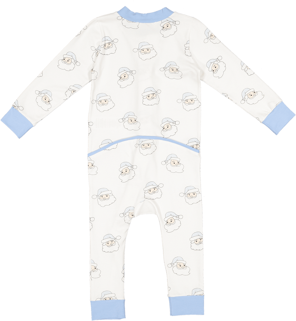 Sal & Pimenta Blue Santa Baby Boy Pajama