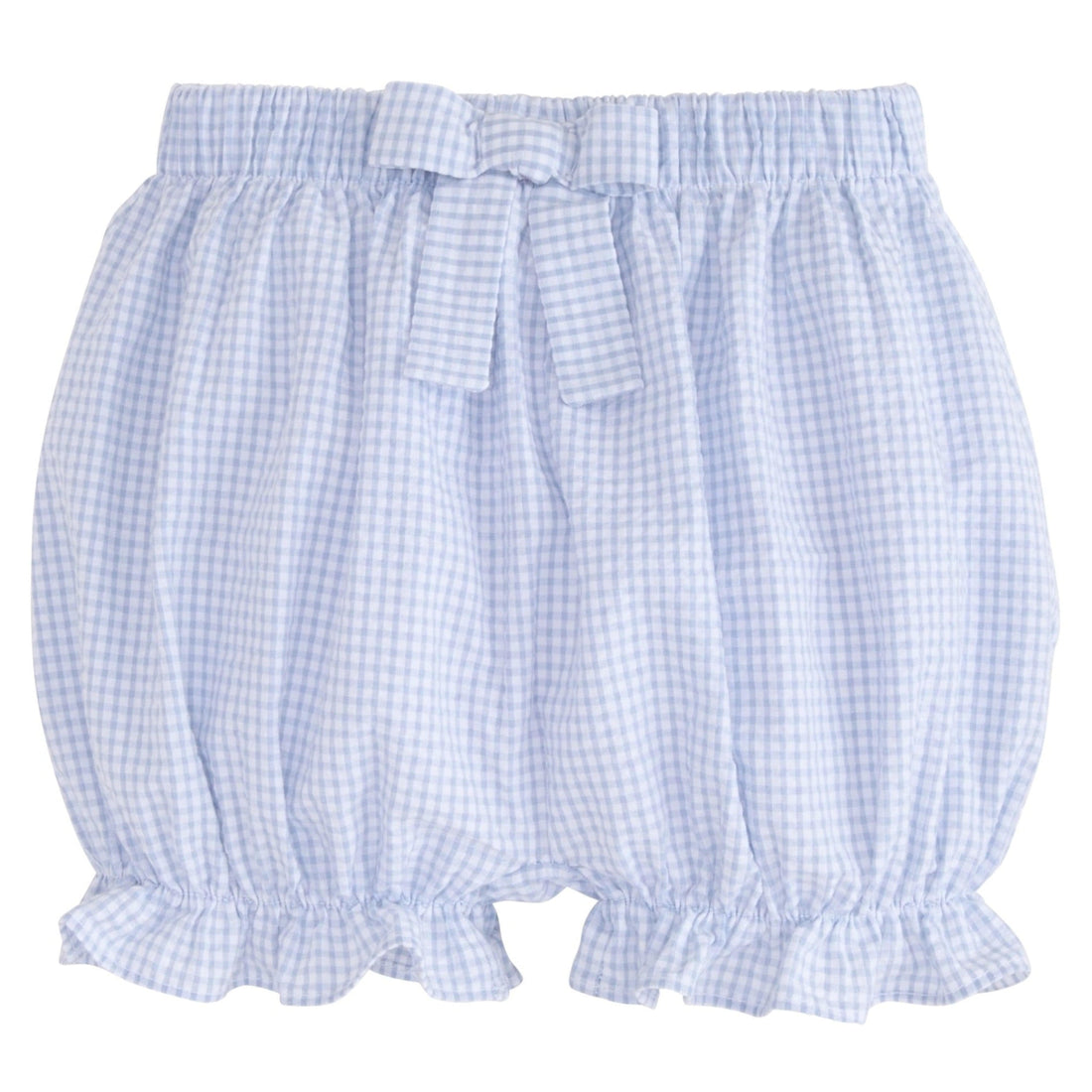 Little English Tea Blouse with Bow Bloomers, Blue