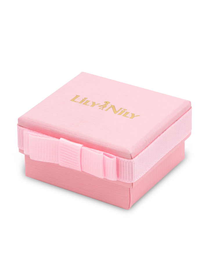 Lily Nily Double Heart Pendant, Pink