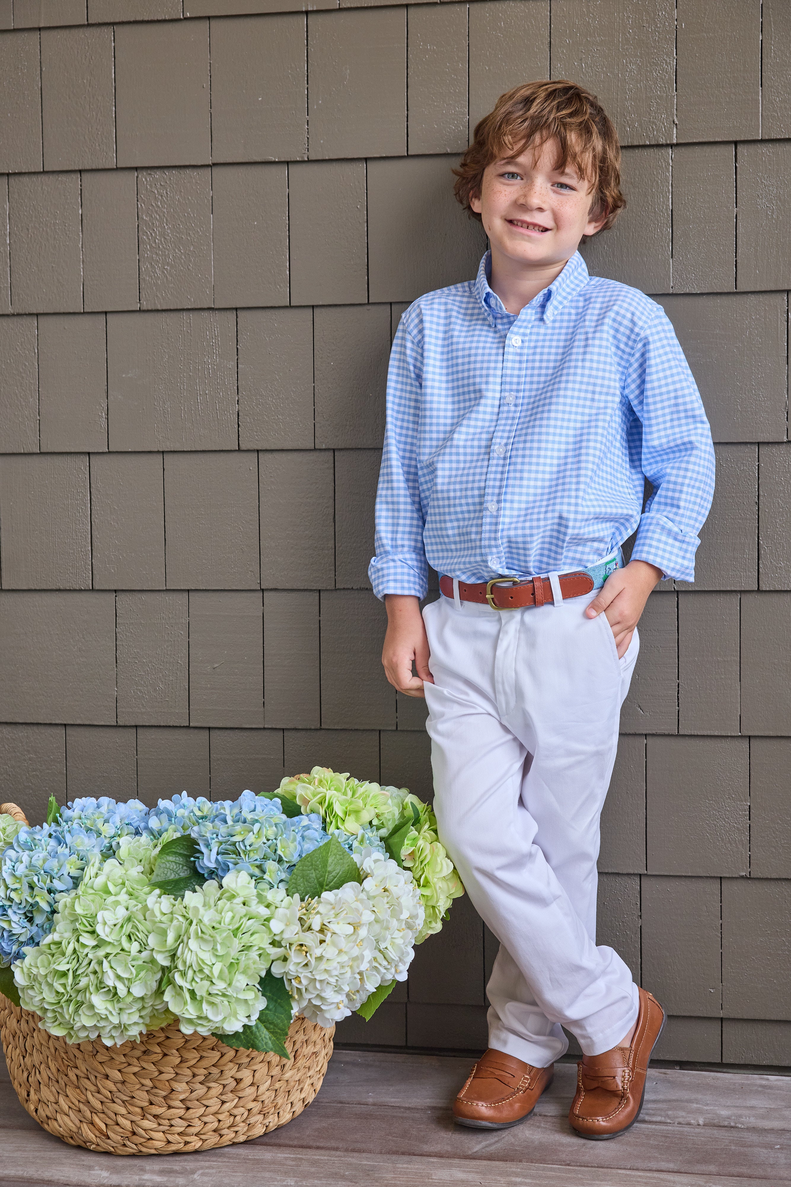 Little English Button Down Shirt, Mayfair Gingham