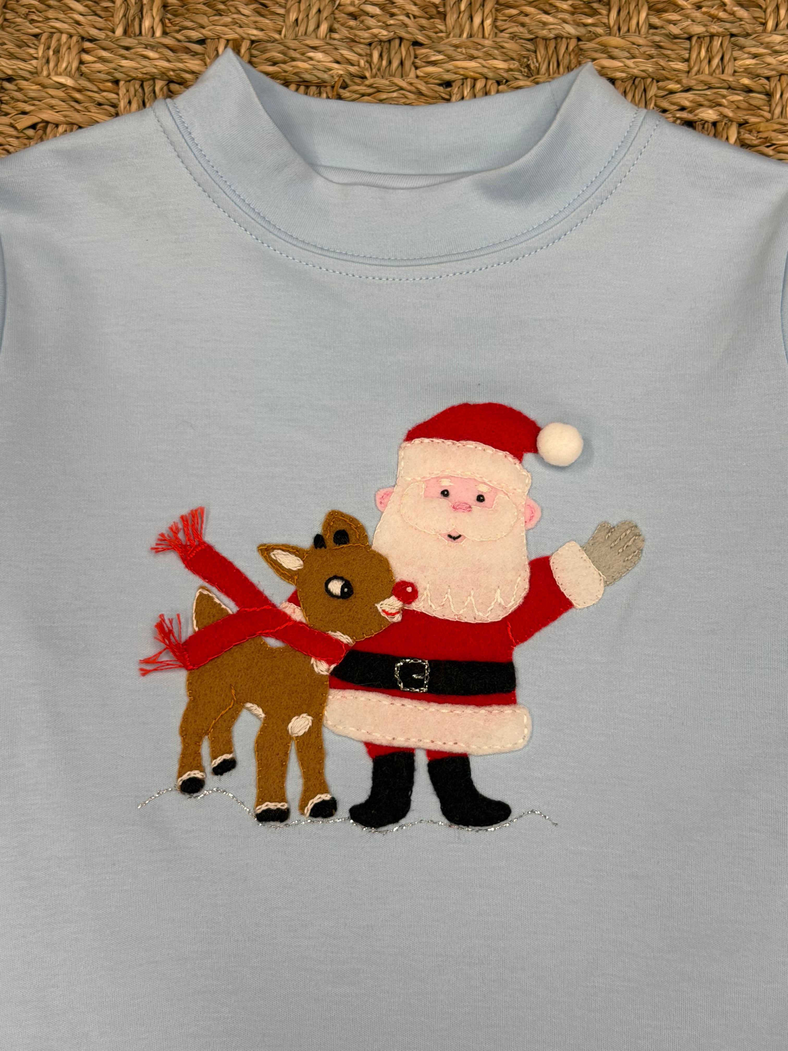 Squiggles Rudolph & Nick Crew Neck Shirt