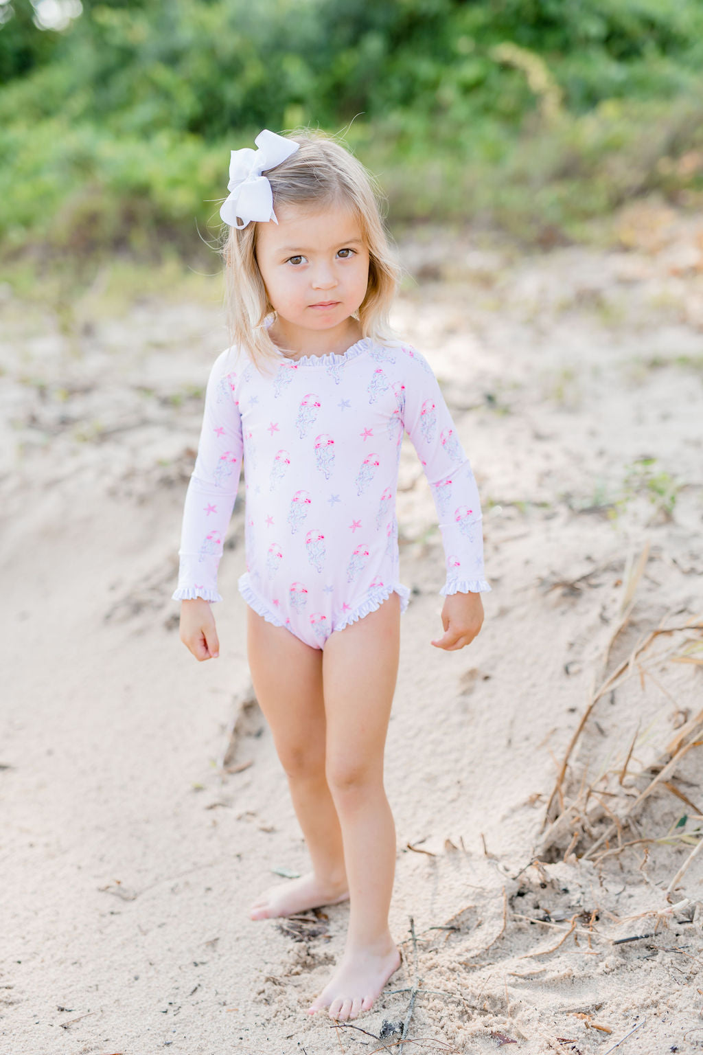 James & Lottie Leighton Jellyfish Rash Guard