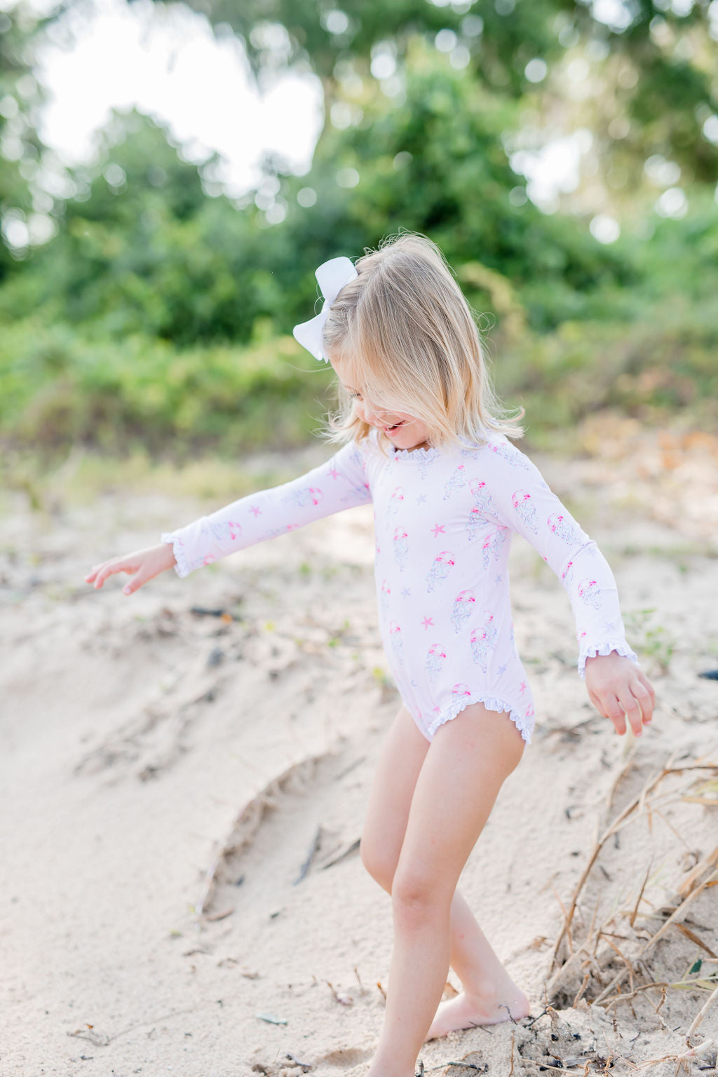 James & Lottie Leighton Jellyfish Rash Guard