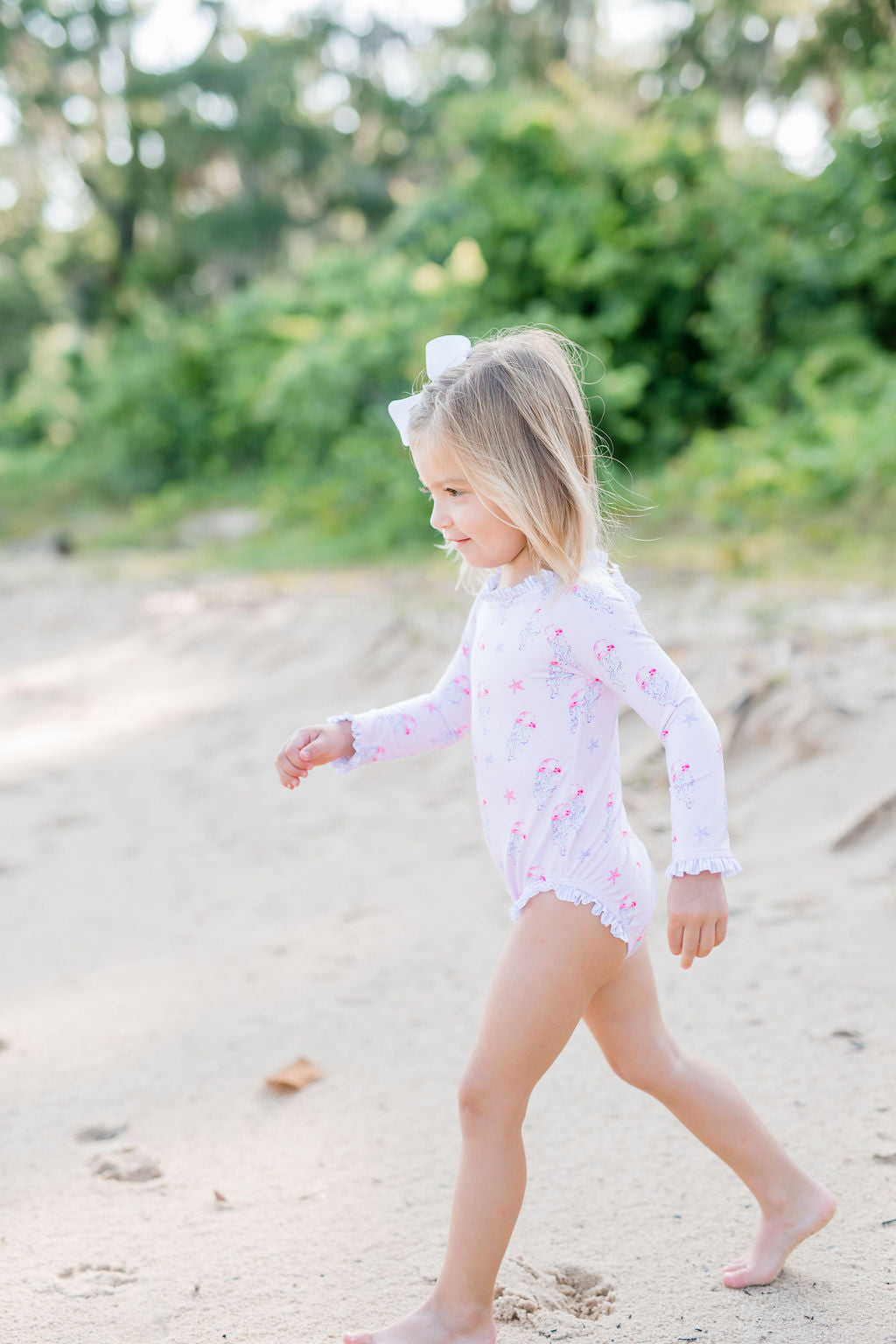 James & Lottie Leighton Jellyfish Rash Guard