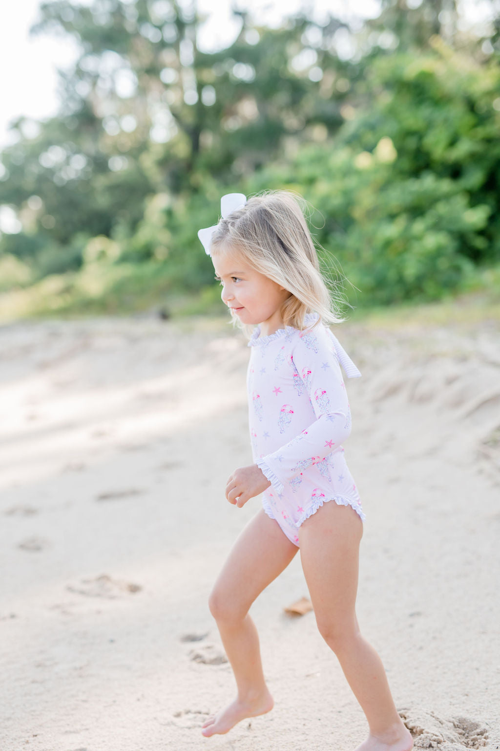 James & Lottie Leighton Jellyfish Rash Guard