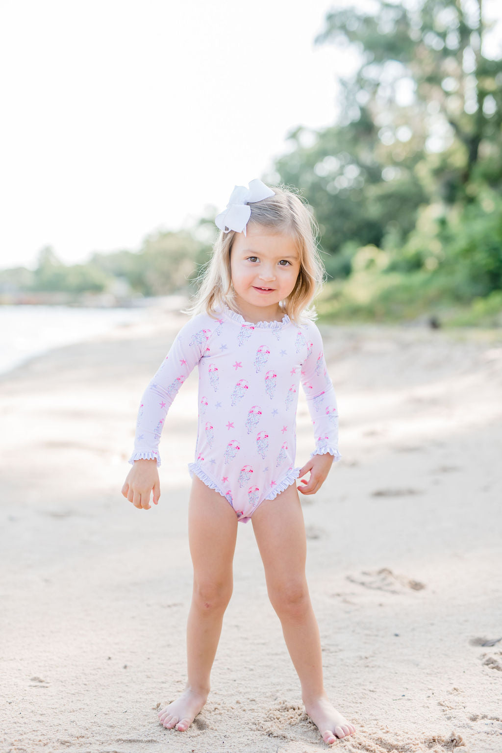 James & Lottie Leighton Jellyfish Rash Guard