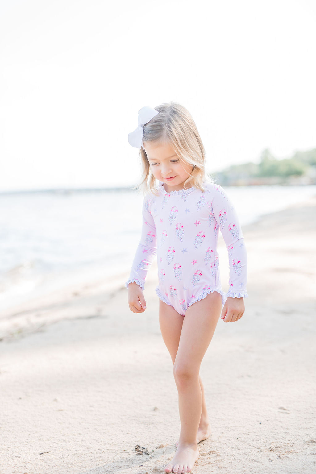 James & Lottie Leighton Jellyfish Rash Guard