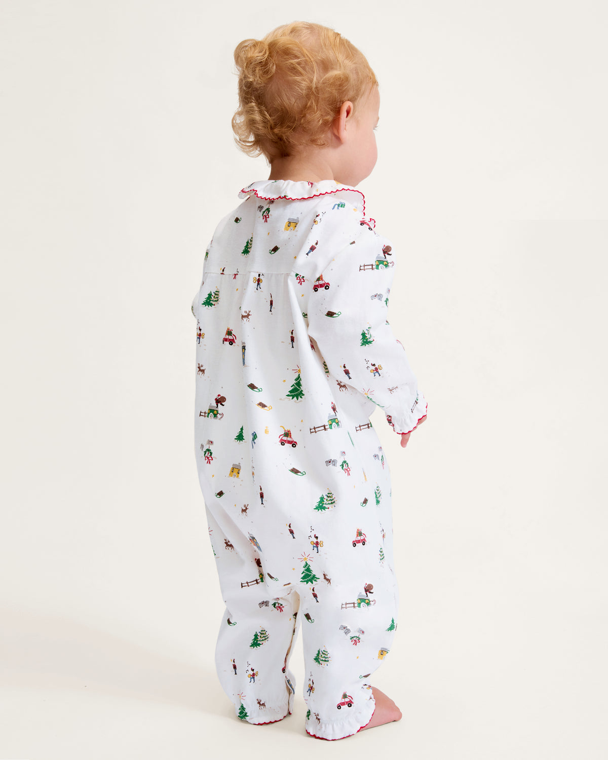 Petite Plum Madeline Romper, Holiday Town