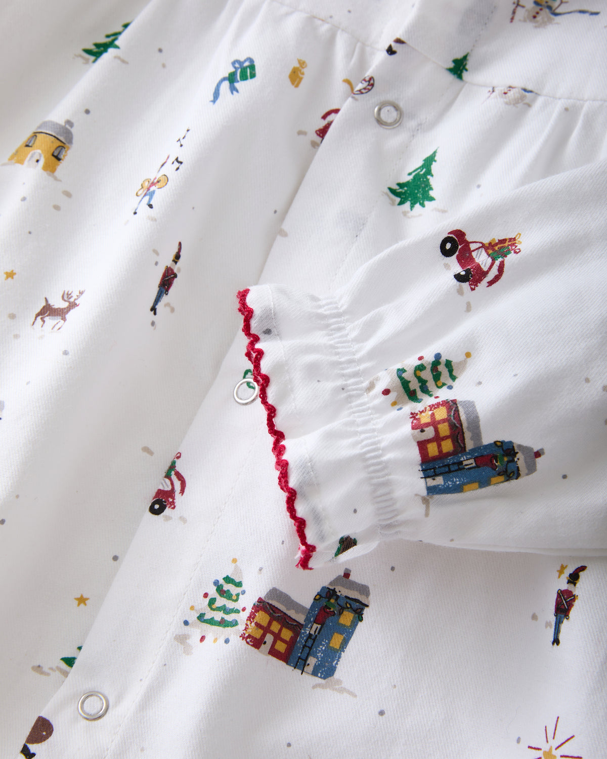 Petite Plum Madeline Romper, Holiday Town