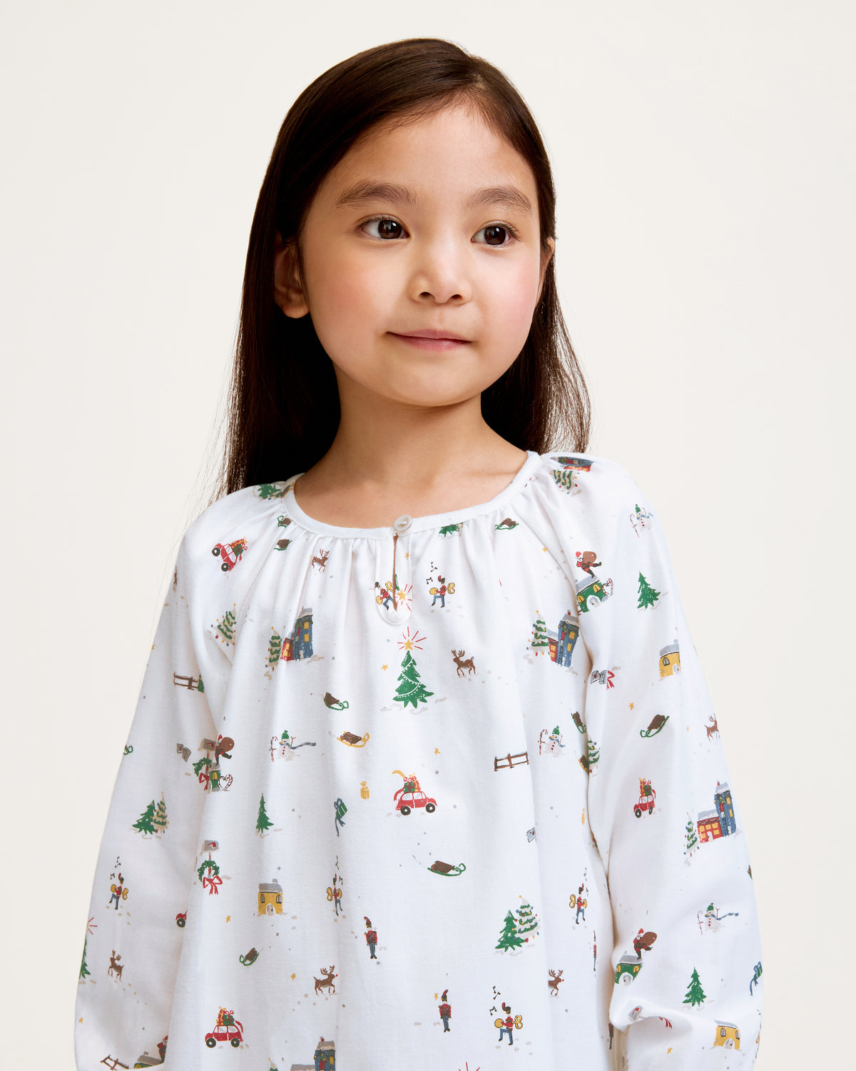 Petite Plume Delphine Nightgown, Holiday Town