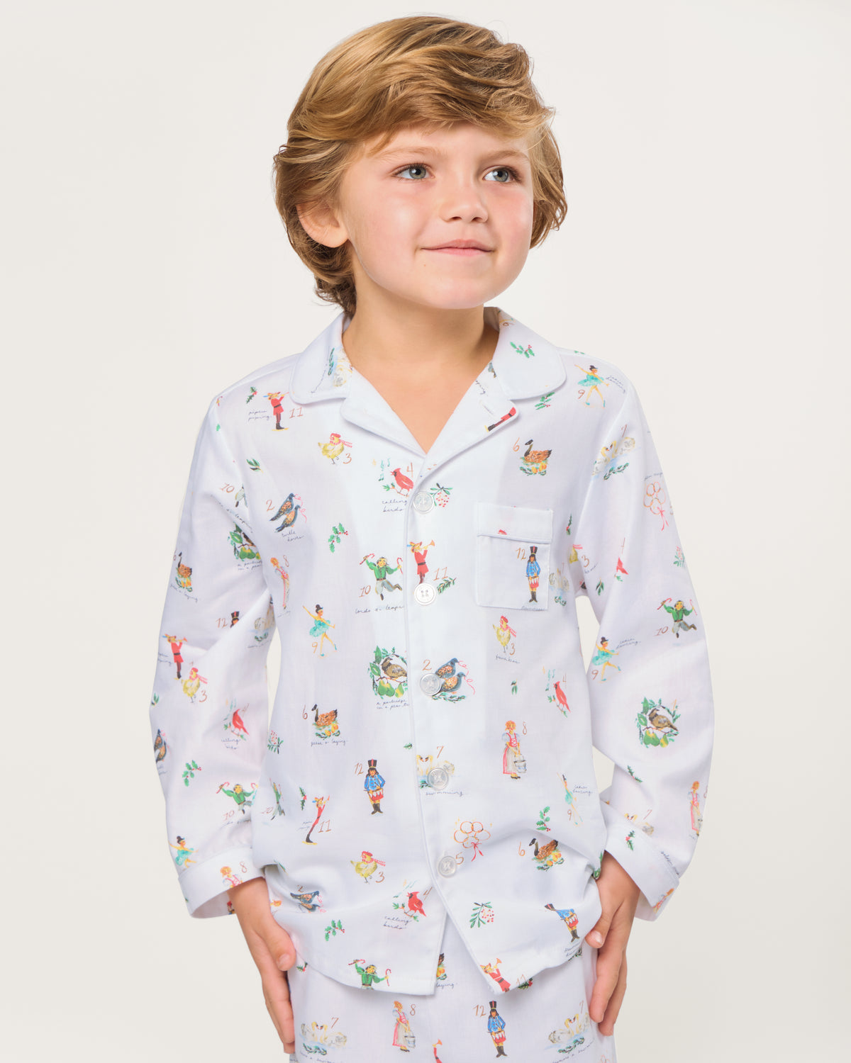 Petite Plume Kid's Twill Pajama, 12 Days of Christmas