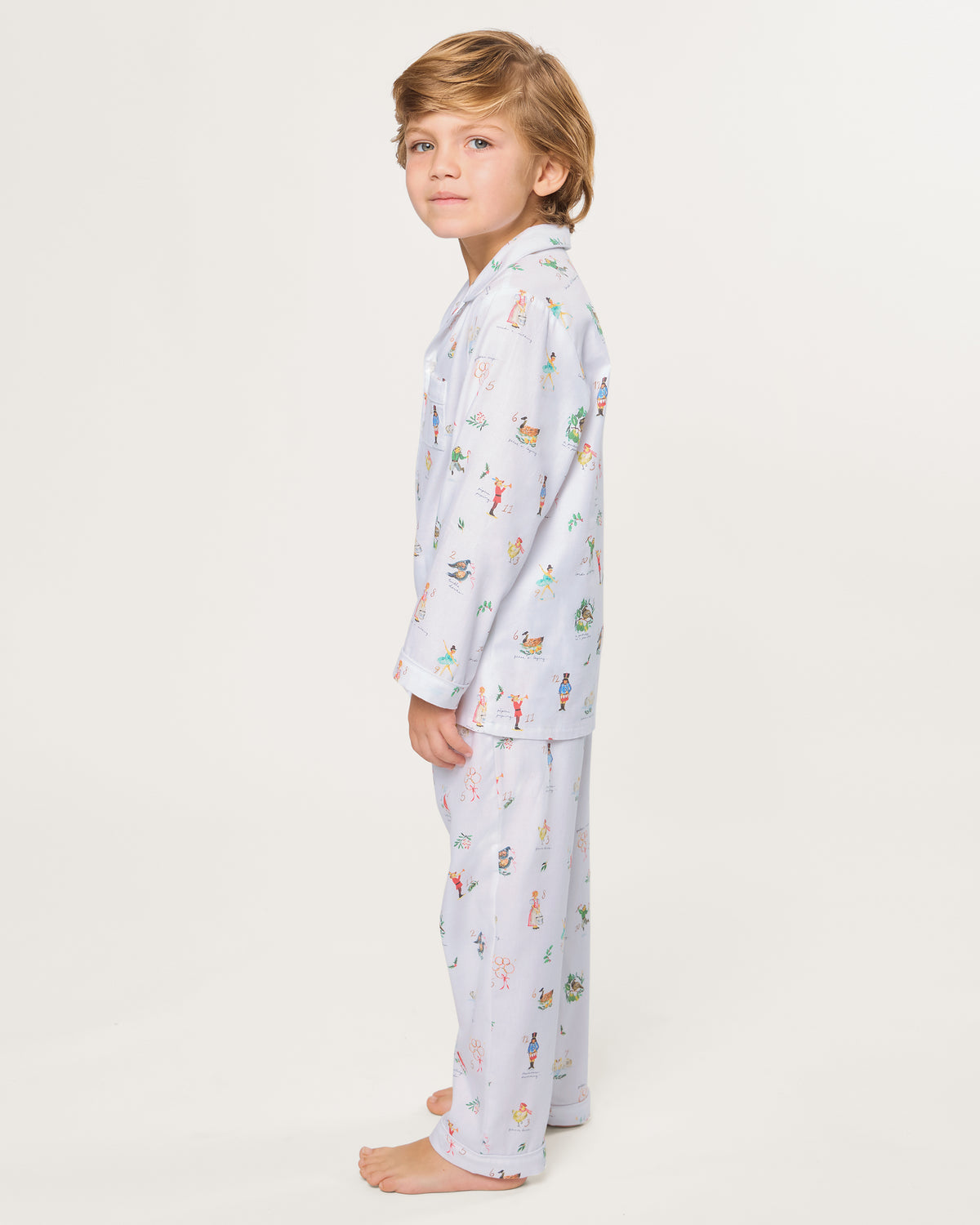 Petite Plume Kid's Twill Pajama, 12 Days of Christmas