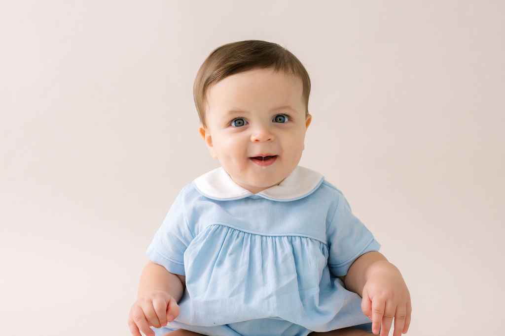 Lullaby Set Covington Bubble, Princeton Blue Corduroy