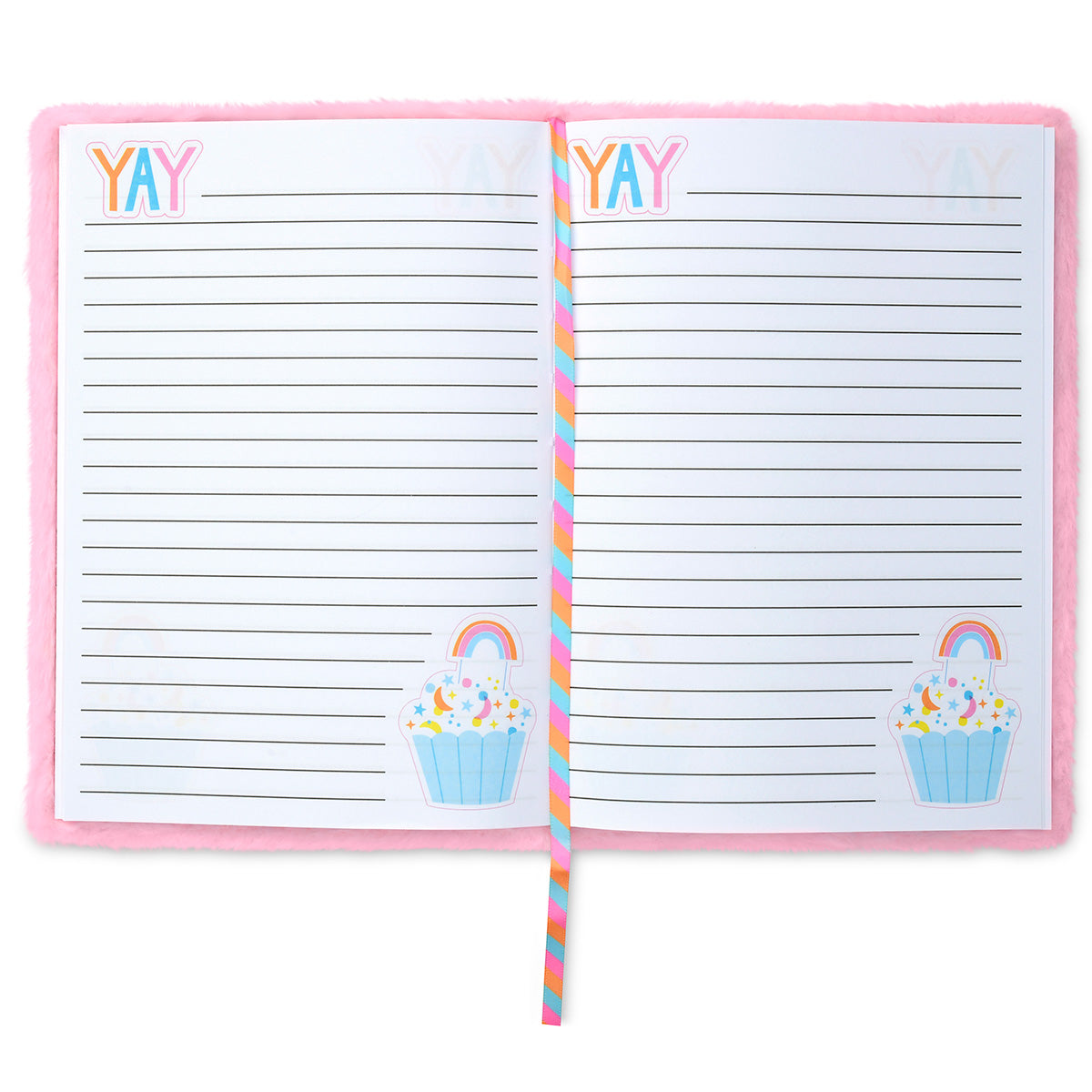 iscream Cupcake Rainbow Journal