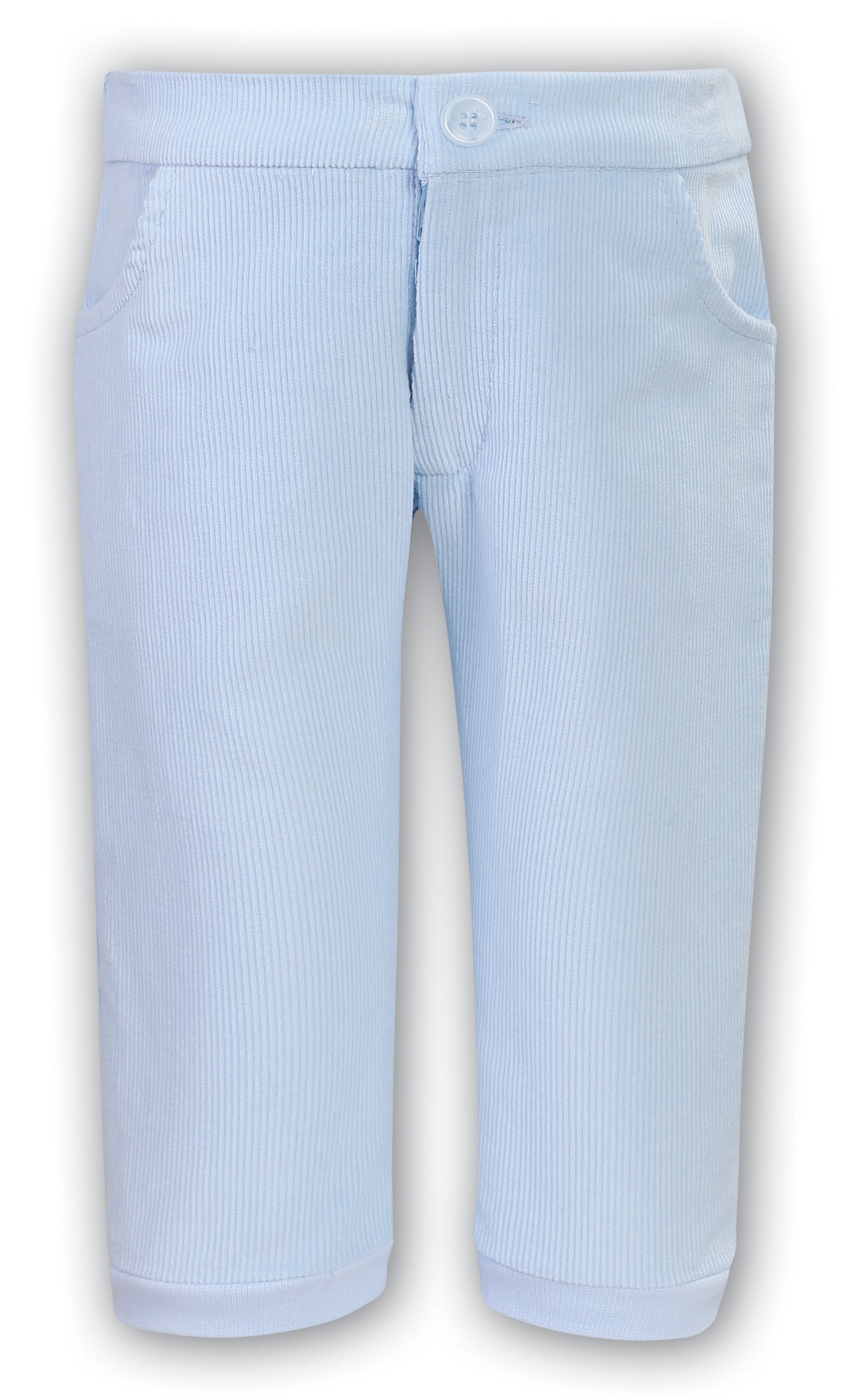 Sarah Louise Light Blue Corduroy Pant Set